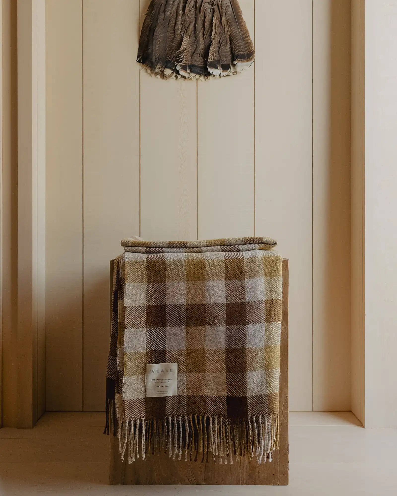 Weave Home Caldwell Autumn Wool Throw Blanket
