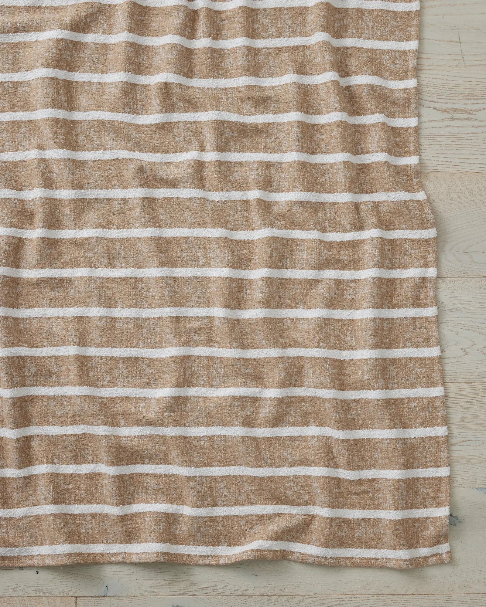 Weave Home Piazza Earth Bouclé Stripe Throw
