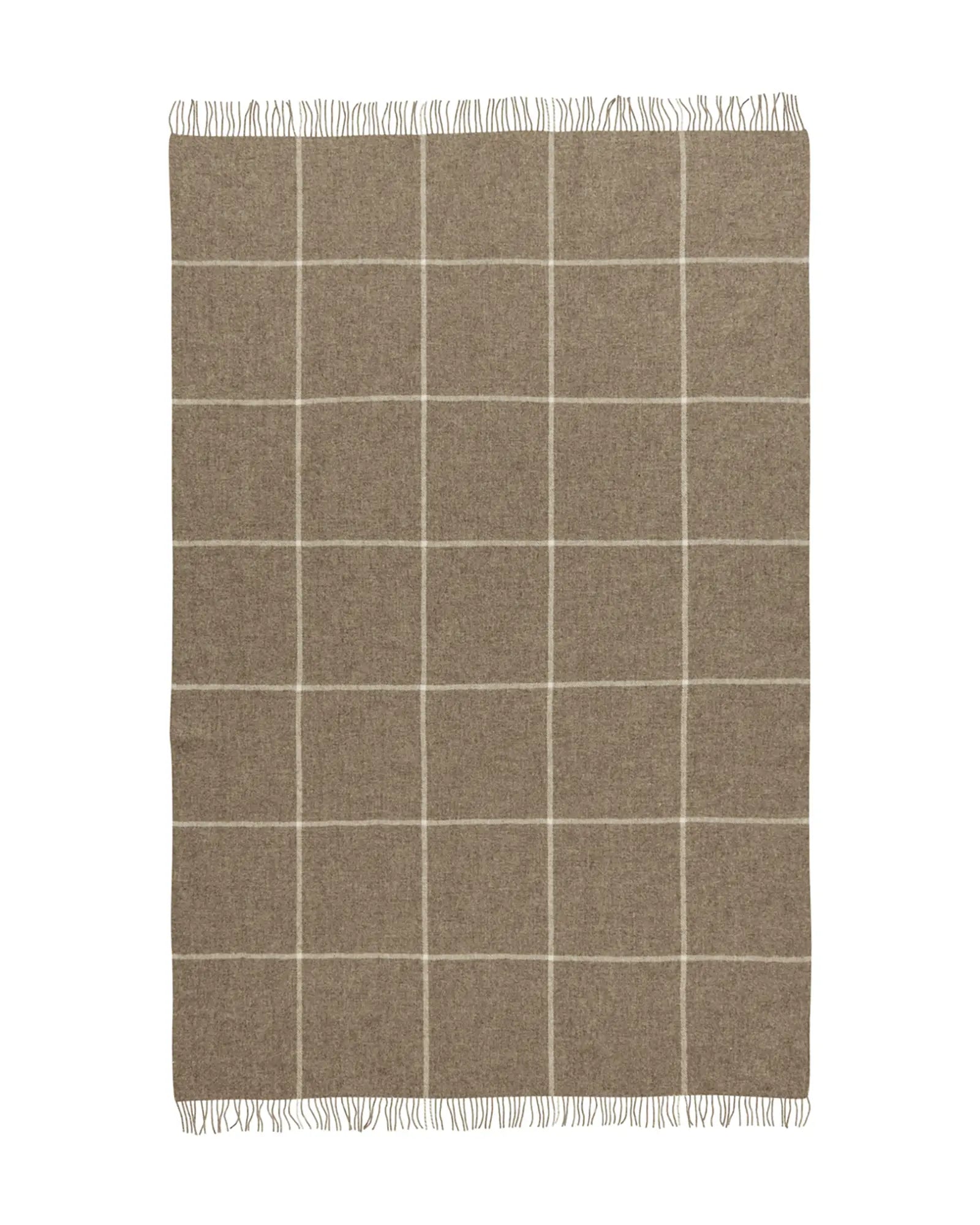 Weave Home Ranfurly Oak Wool Throw Blanket