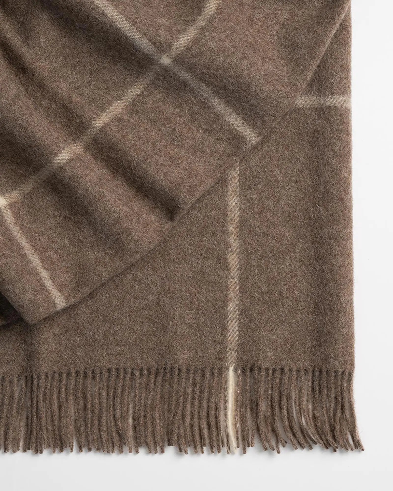 Weave Home Ranfurly Oak Wool Throw Blanket