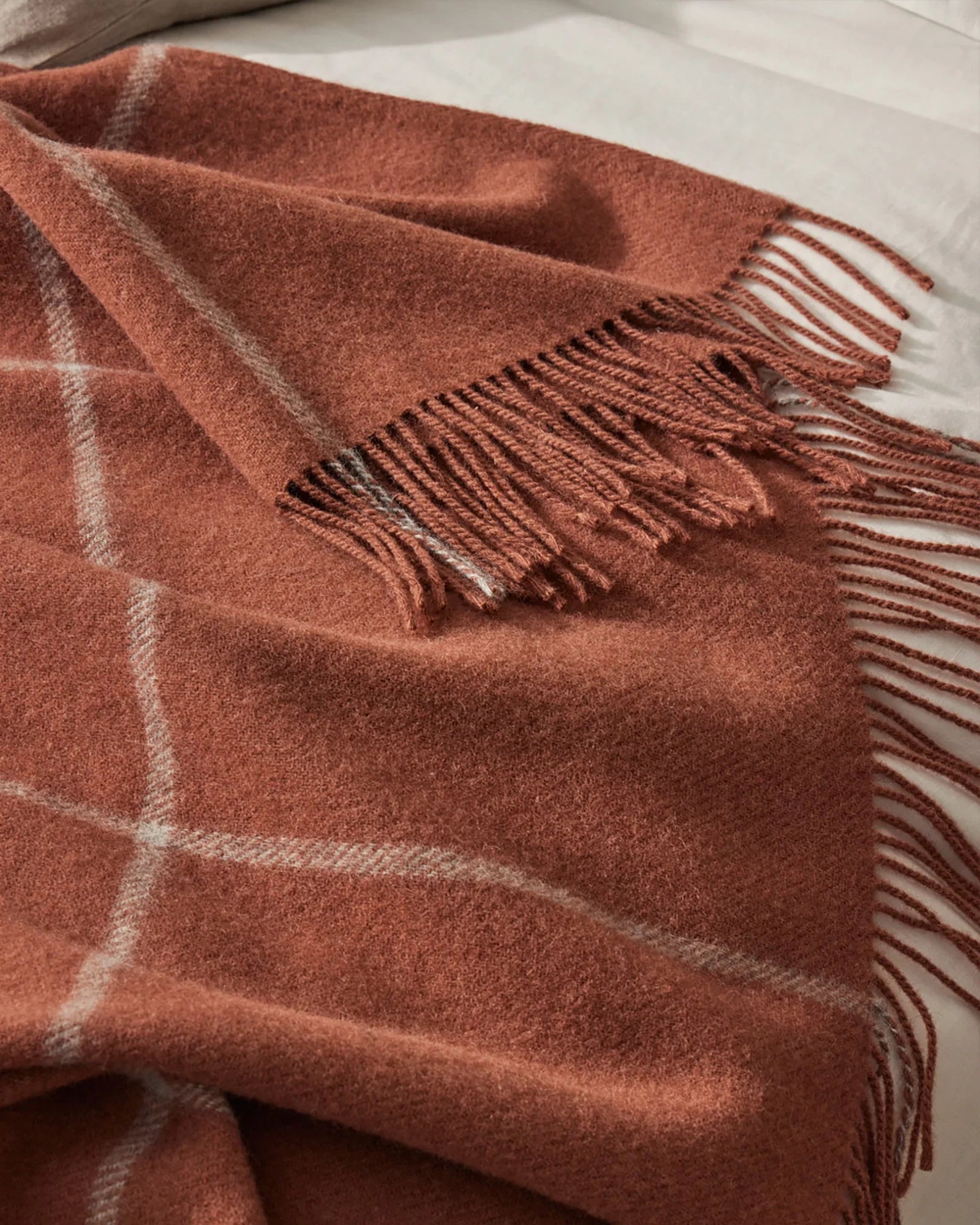 Weave Home Ranfurly Earth Wool Throw Blanket