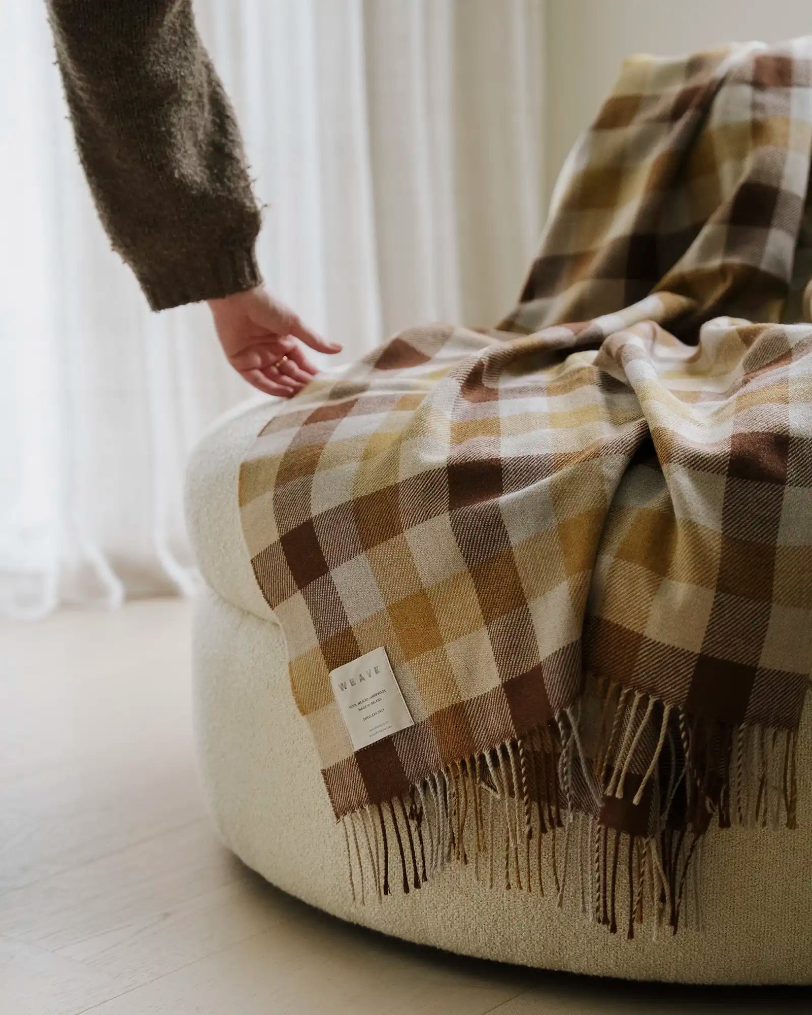 Weave Home Caldwell Autumn Wool Throw Blanket