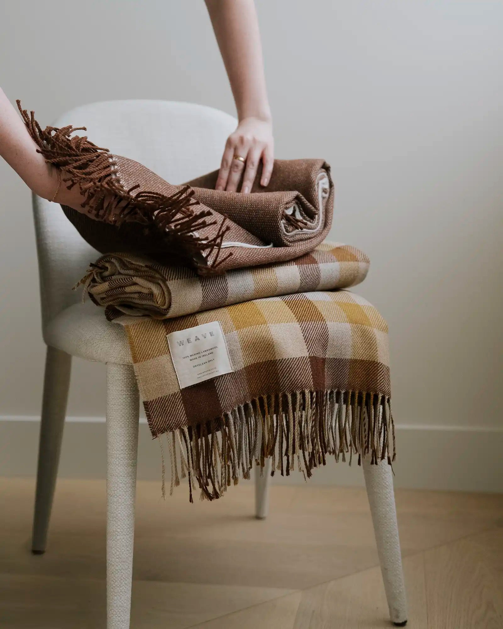 Weave Home Caldwell Autumn Wool Throw Blanket