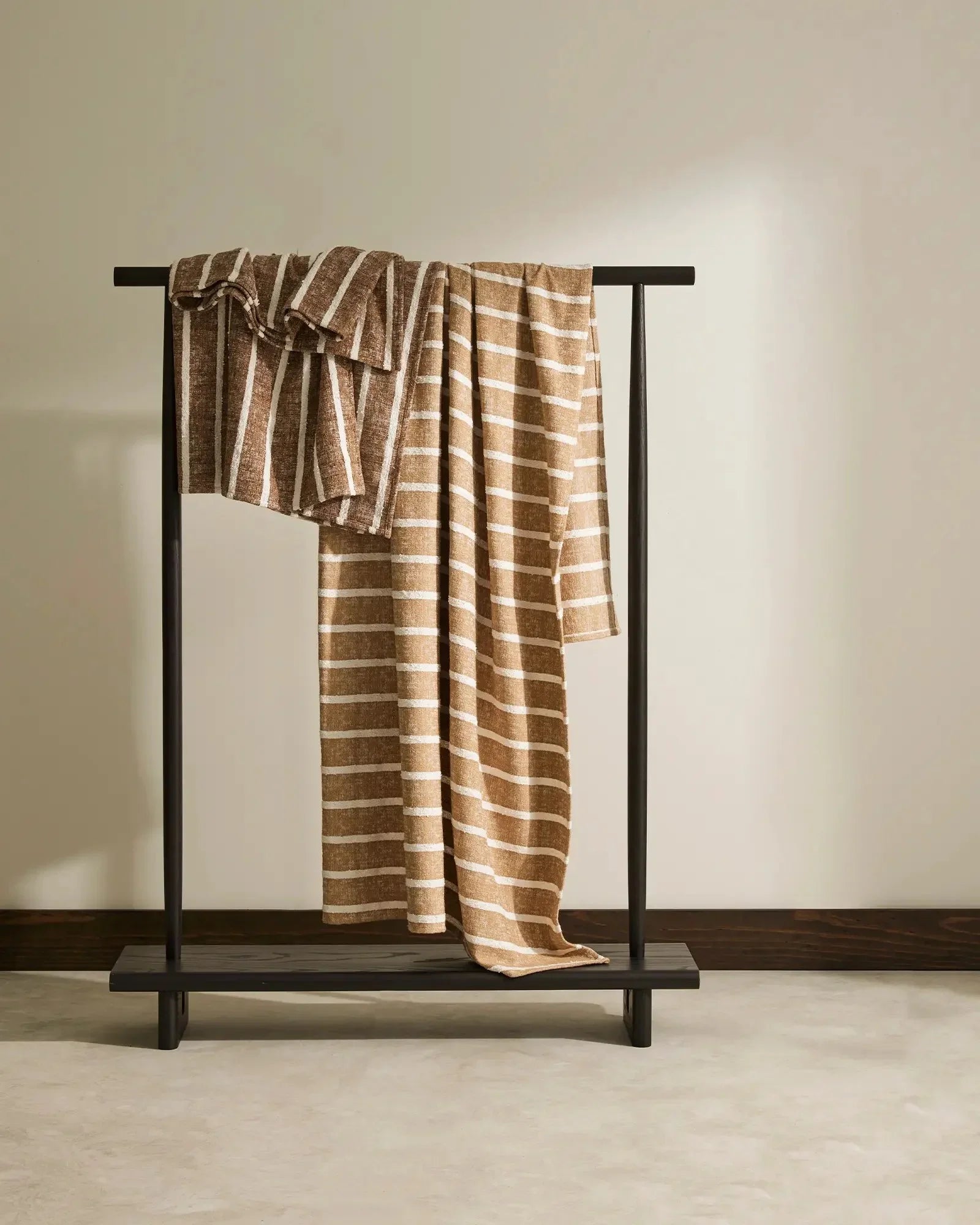 Weave Home Piazza Hazel Bouclé Stripe Throw