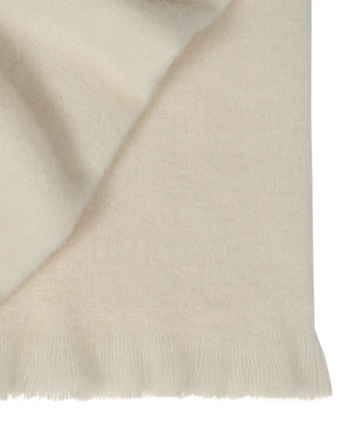 Weave Home Hyde Cream Wool Throw Blanket