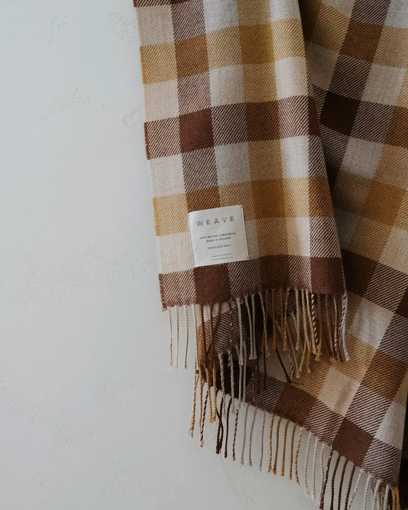 Weave Home Caldwell Autumn Wool Throw Blanket
