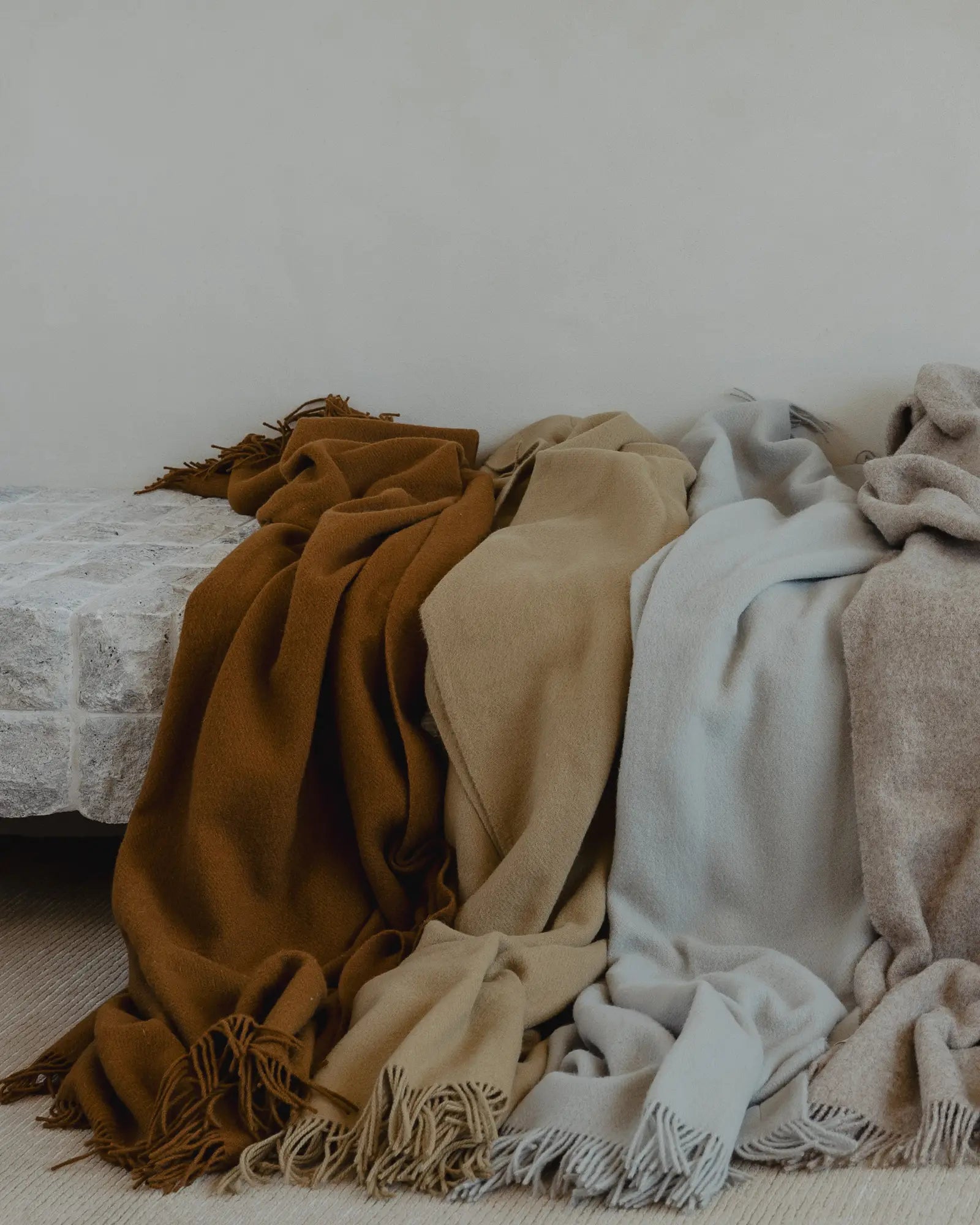 Weave Home Nevis Spice Wool Throw Blanket