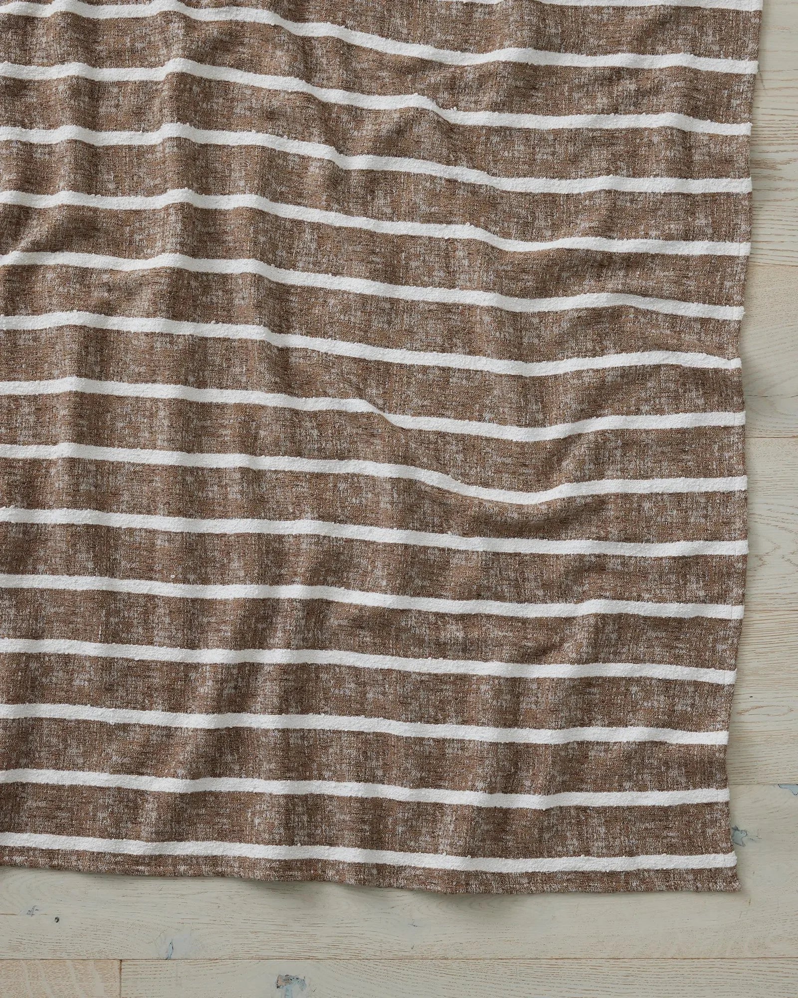 Weave Home Piazza Hazel Bouclé Stripe Throw