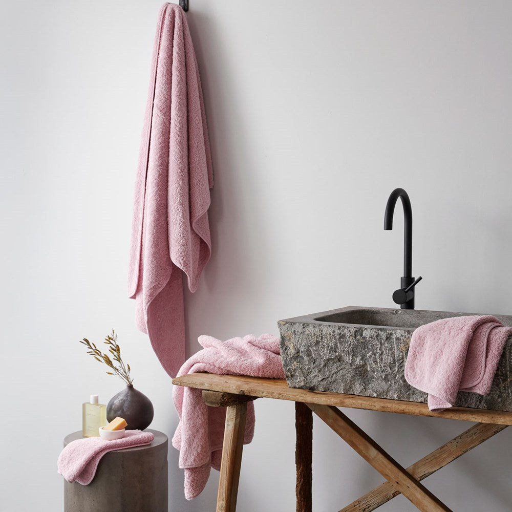 Super Pile Cotton Bathmat - Rose Pink
