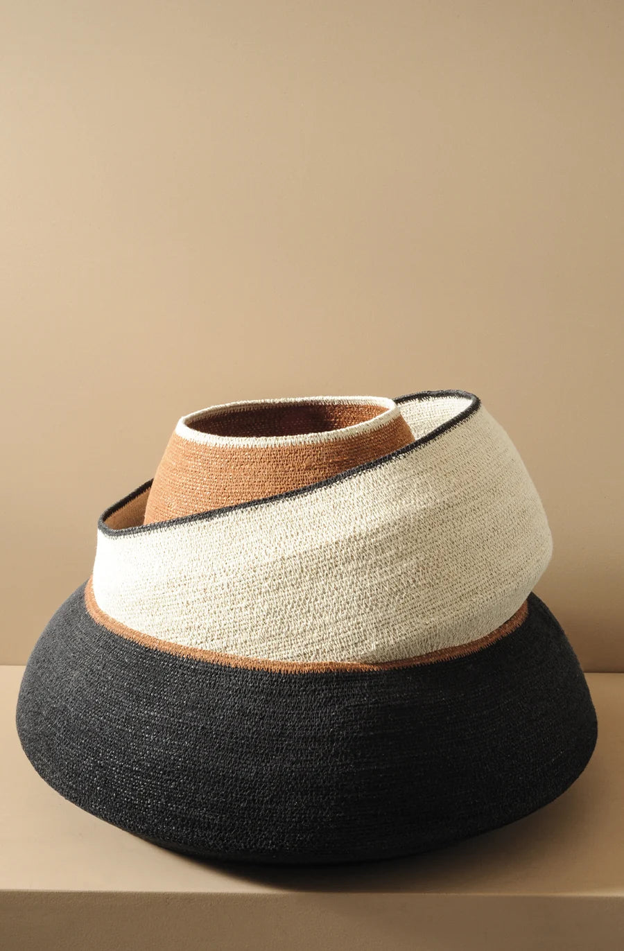 Bianca Lorenne Sfera Tan Basket - Small 20 x 18cm