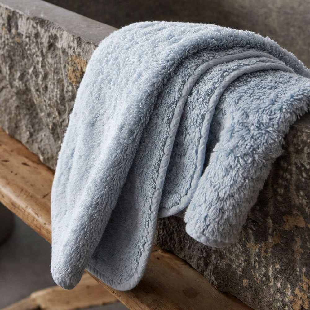 Super Pile Cotton Face Cloth - Sky