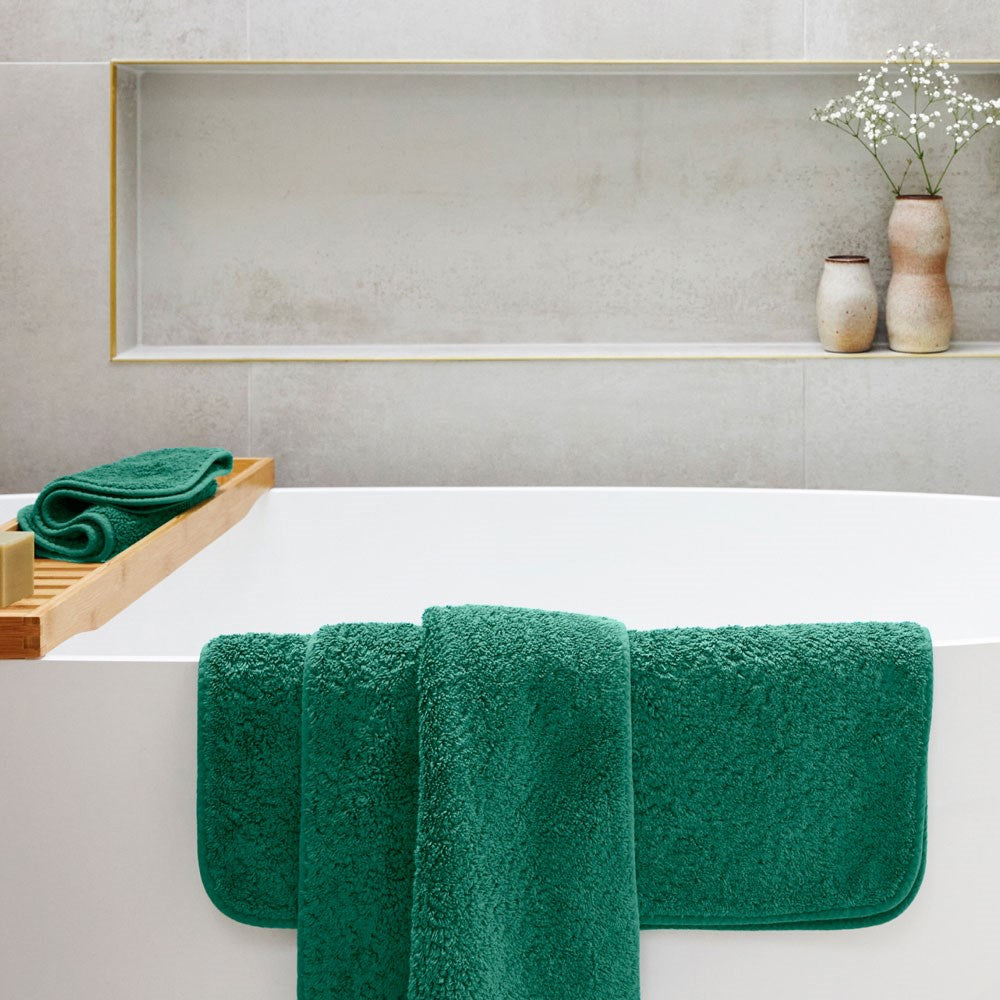 Super Pile Cotton Bath Towel - Emerald
