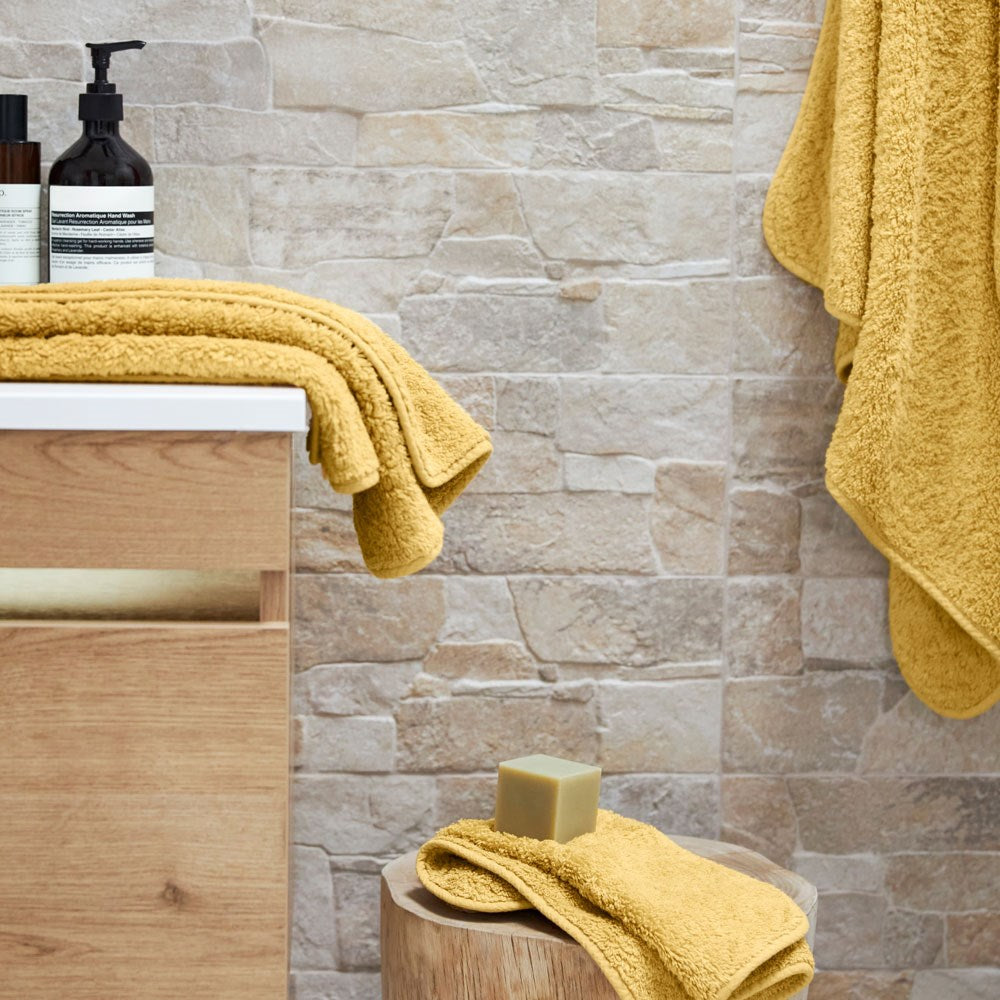 Super Pile Cotton Bathmat - Gold