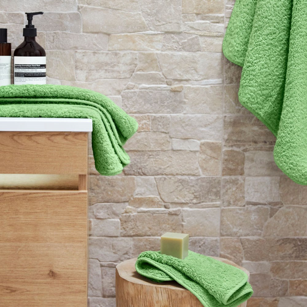 Super Pile Cotton Bath Towel -Lime