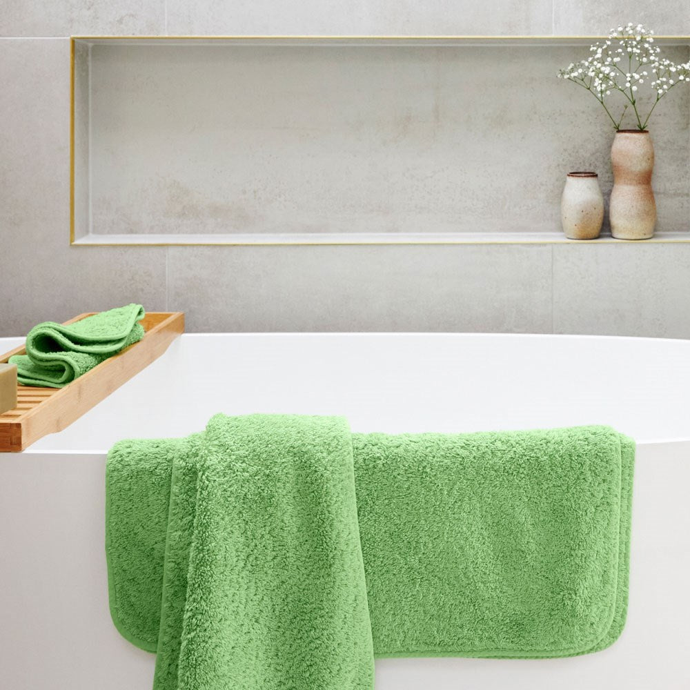 Super Pile Cotton Bath Towel -Lime