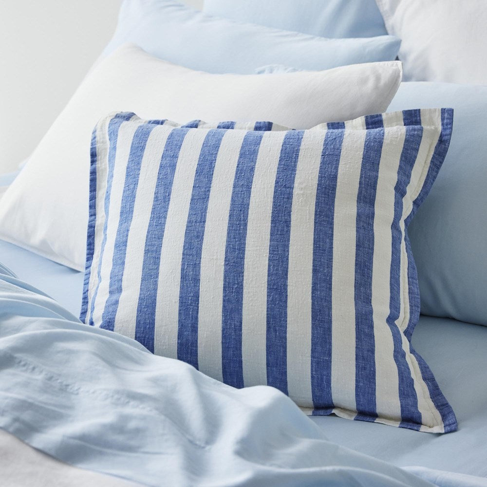 Soft Washed Cotton European Pillowcase - Powder