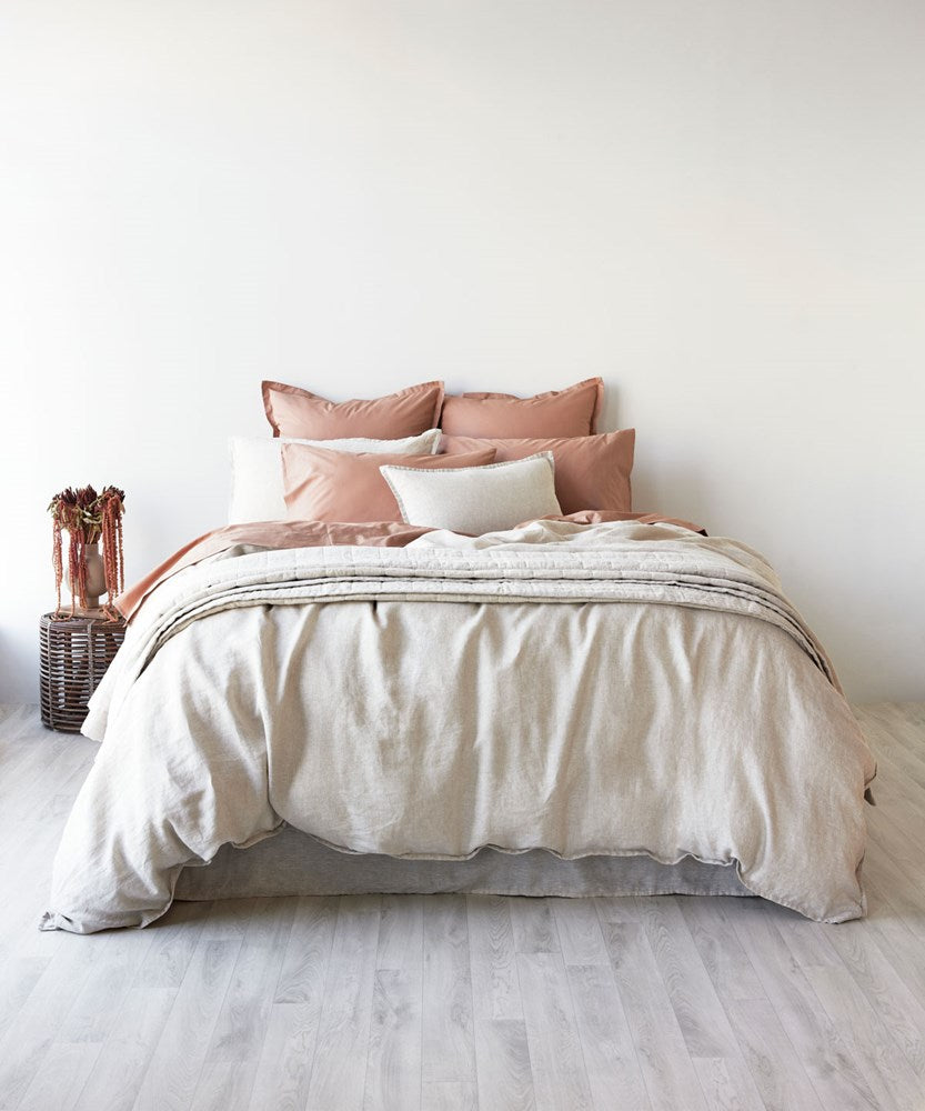 Fresh Cotton Percale Pillowcase - Cedar