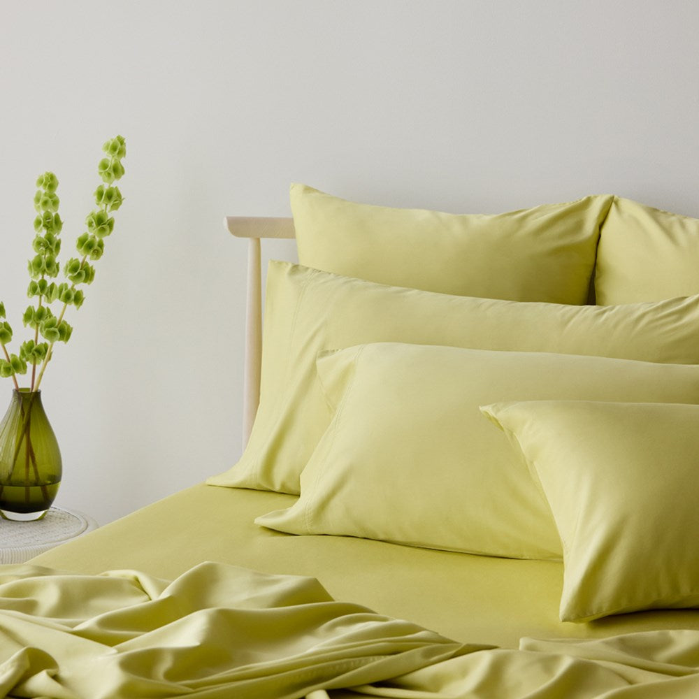 Bamboo Cotton Fitted Sheet - Butter