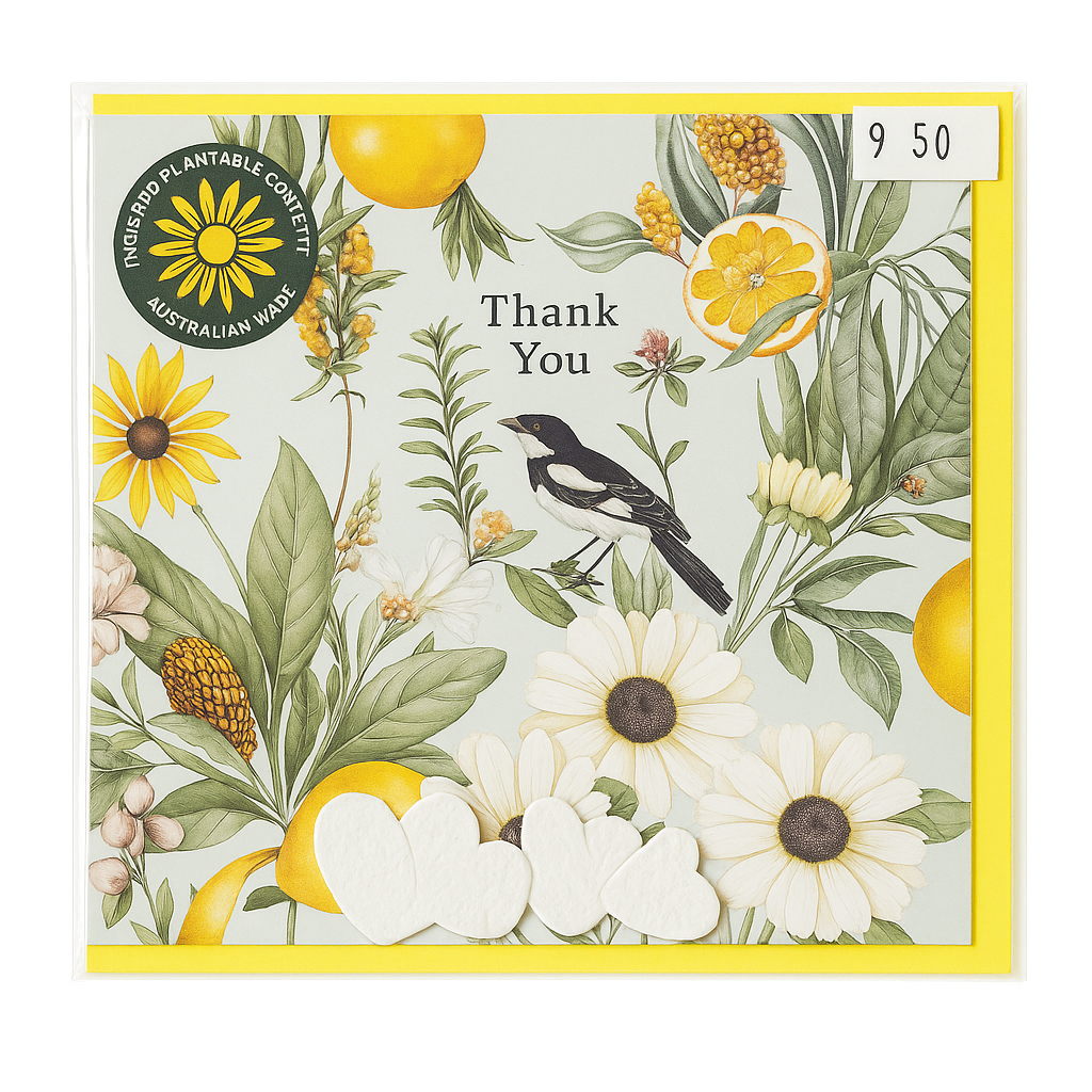 Frankly Cotton Cards Include Plantable Confetti