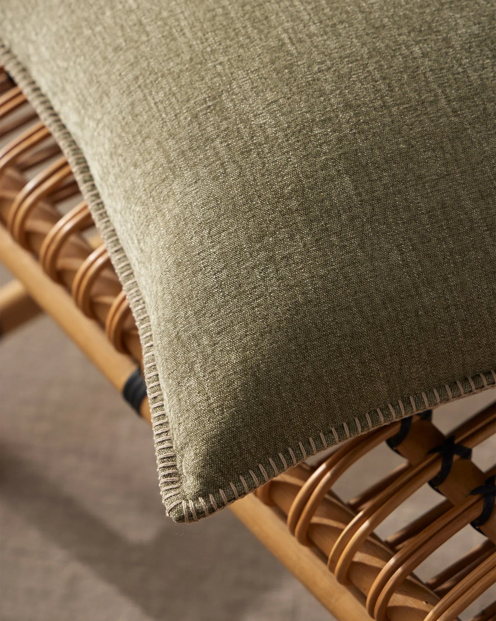 Weave Home Alba Cushion Moss