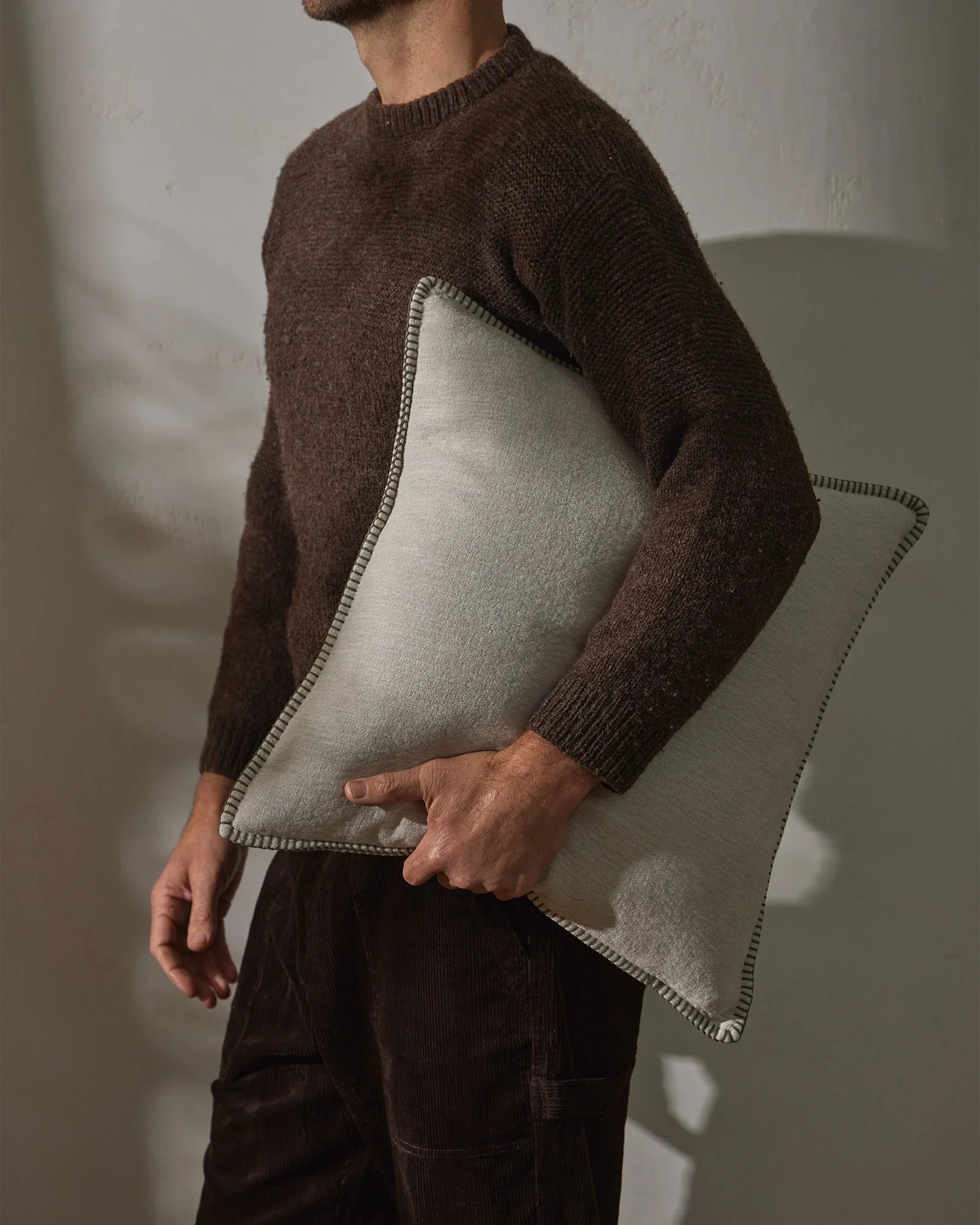 Weave Home Alba Linen Blend Throw Cushion