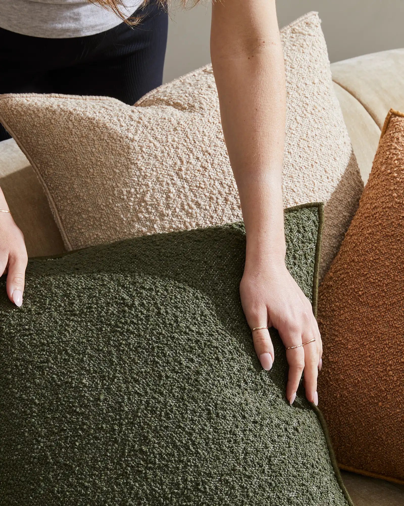 Weave Home Alberto Bouclé Cushion