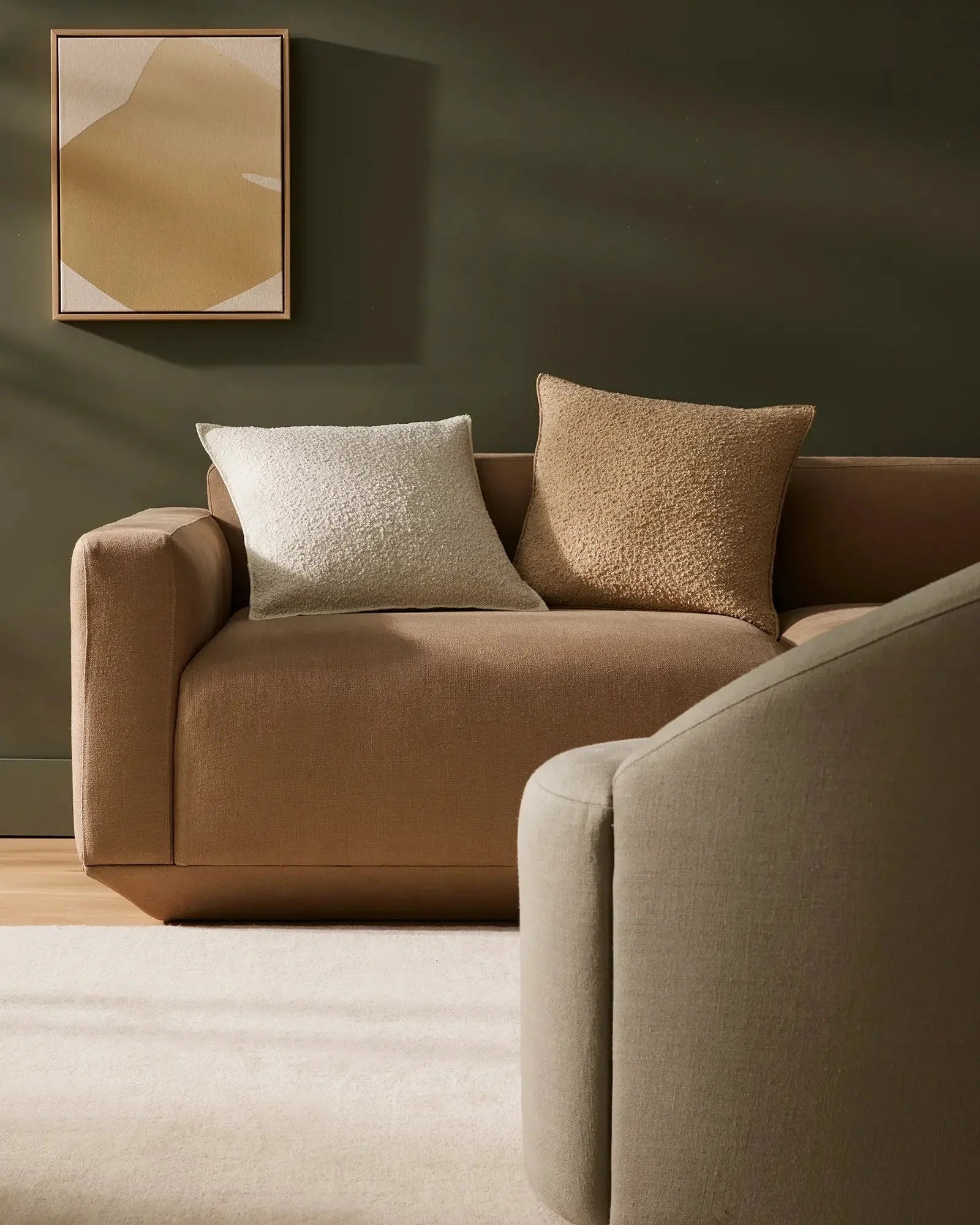 Weave Home Alberto Boucle Cushion Ivory