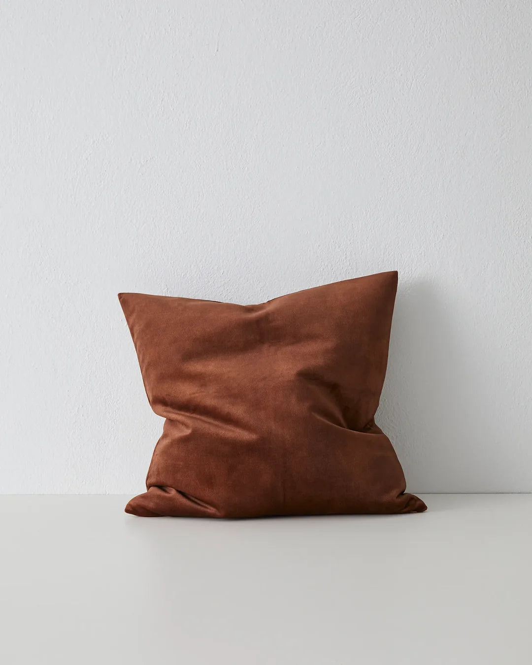 Weave Home Ava Velvet Cushion Cinnamon
