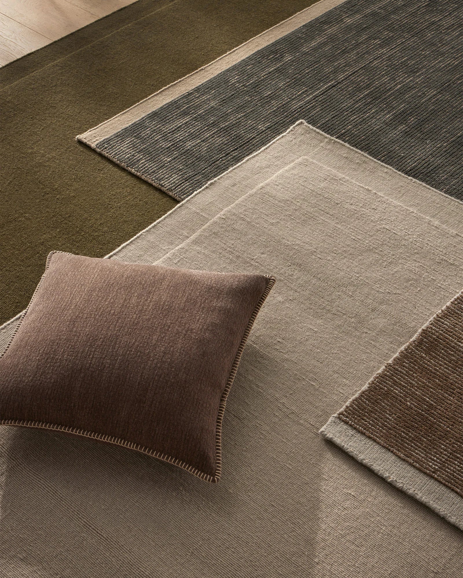 Weave Home Cassio Fog Wool Area Rug