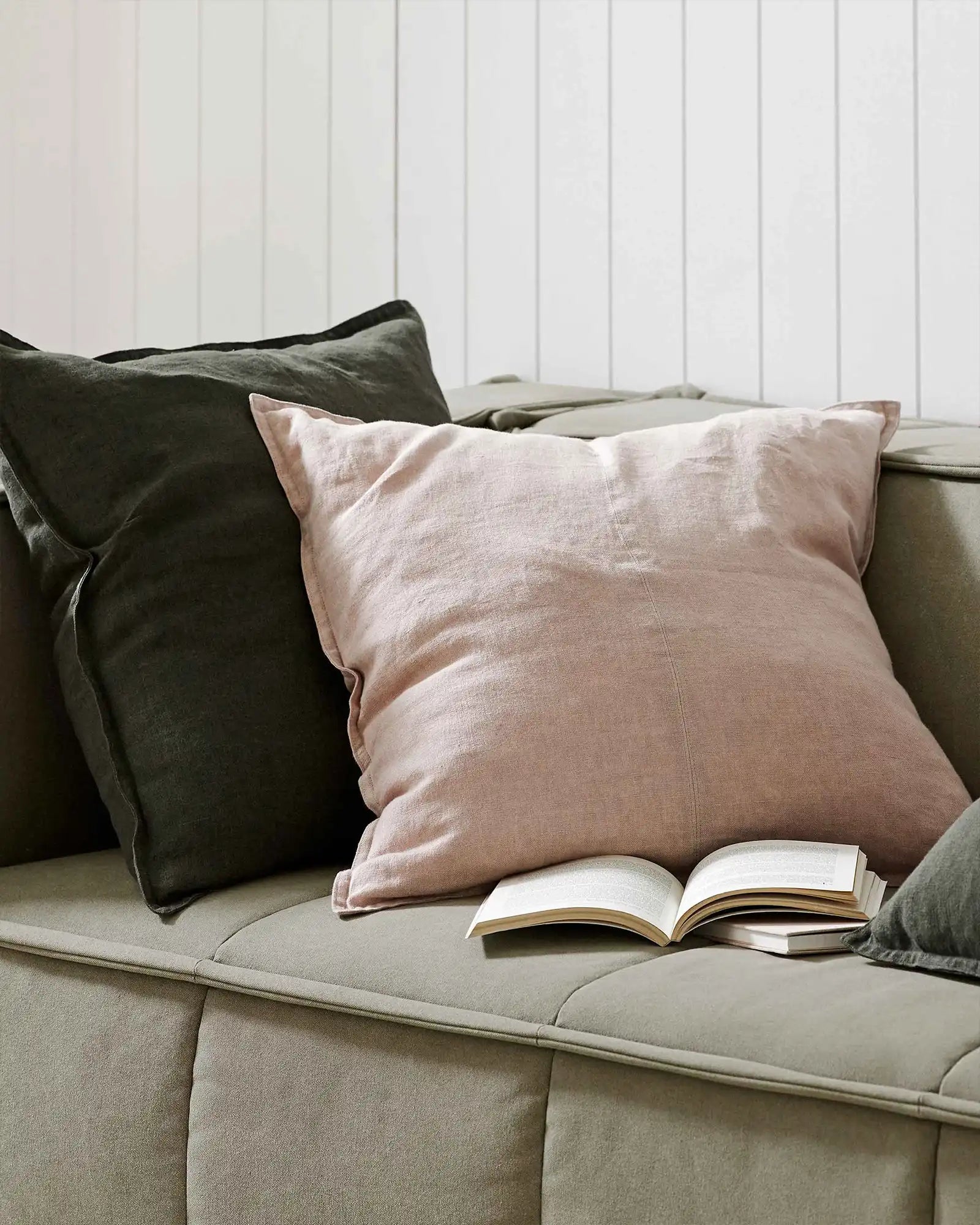 Weave Home Como Cushion Blush