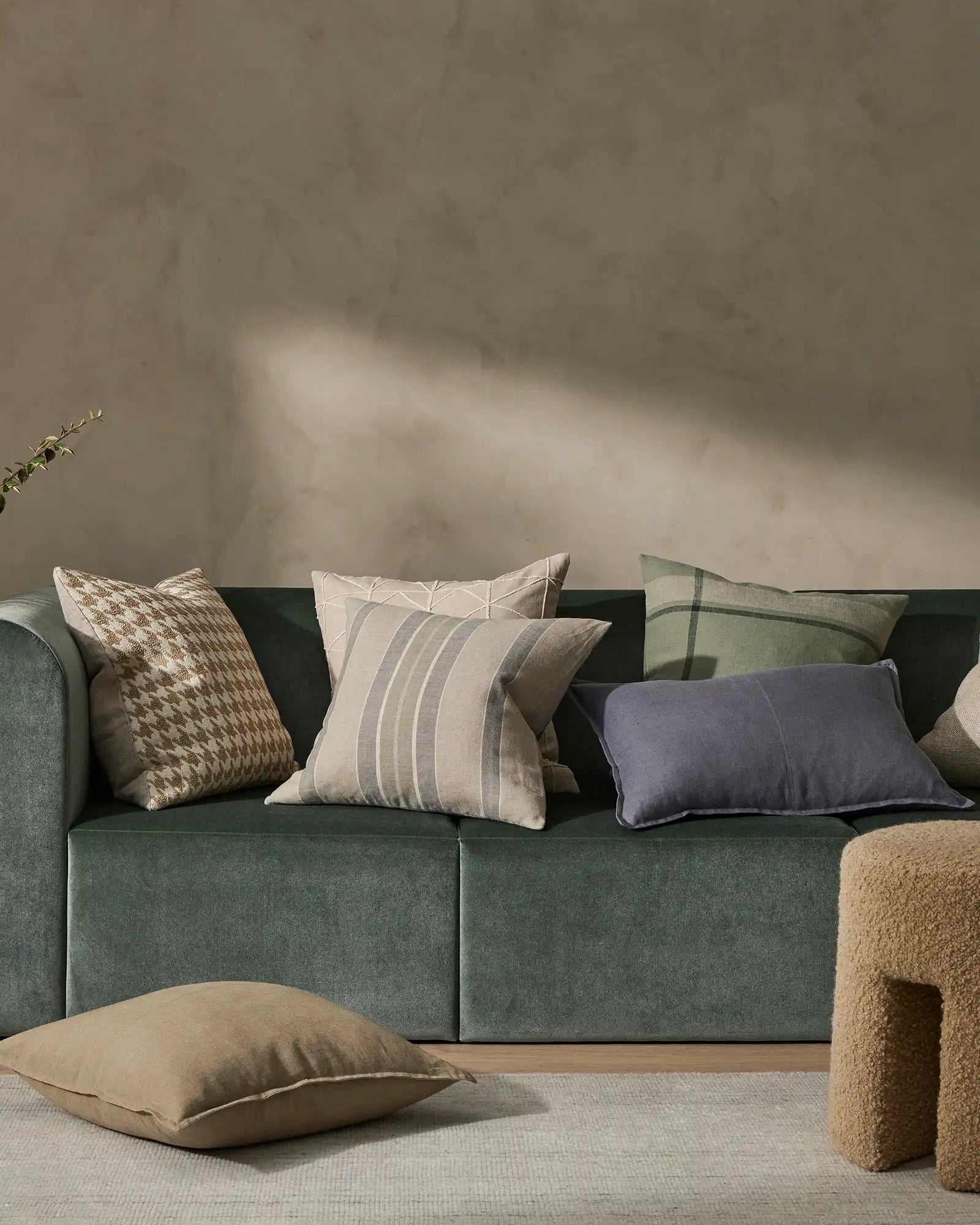 Weave Home Como Cushion Clay