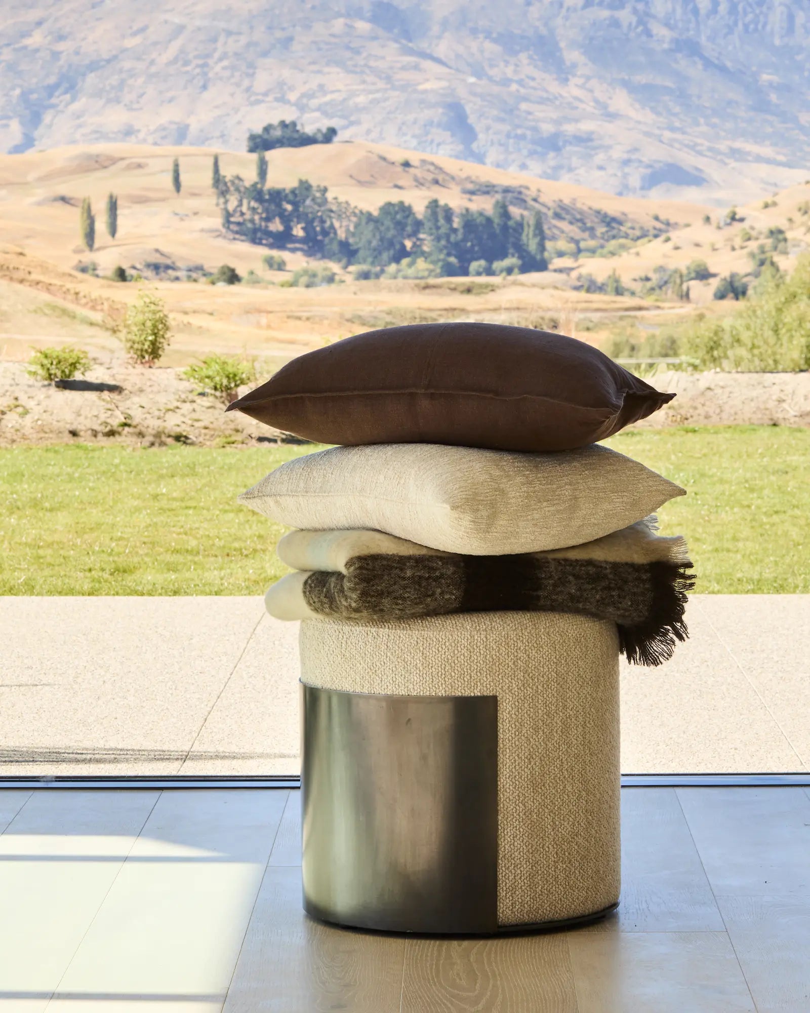 Weave Home Como Cushion Cocoa