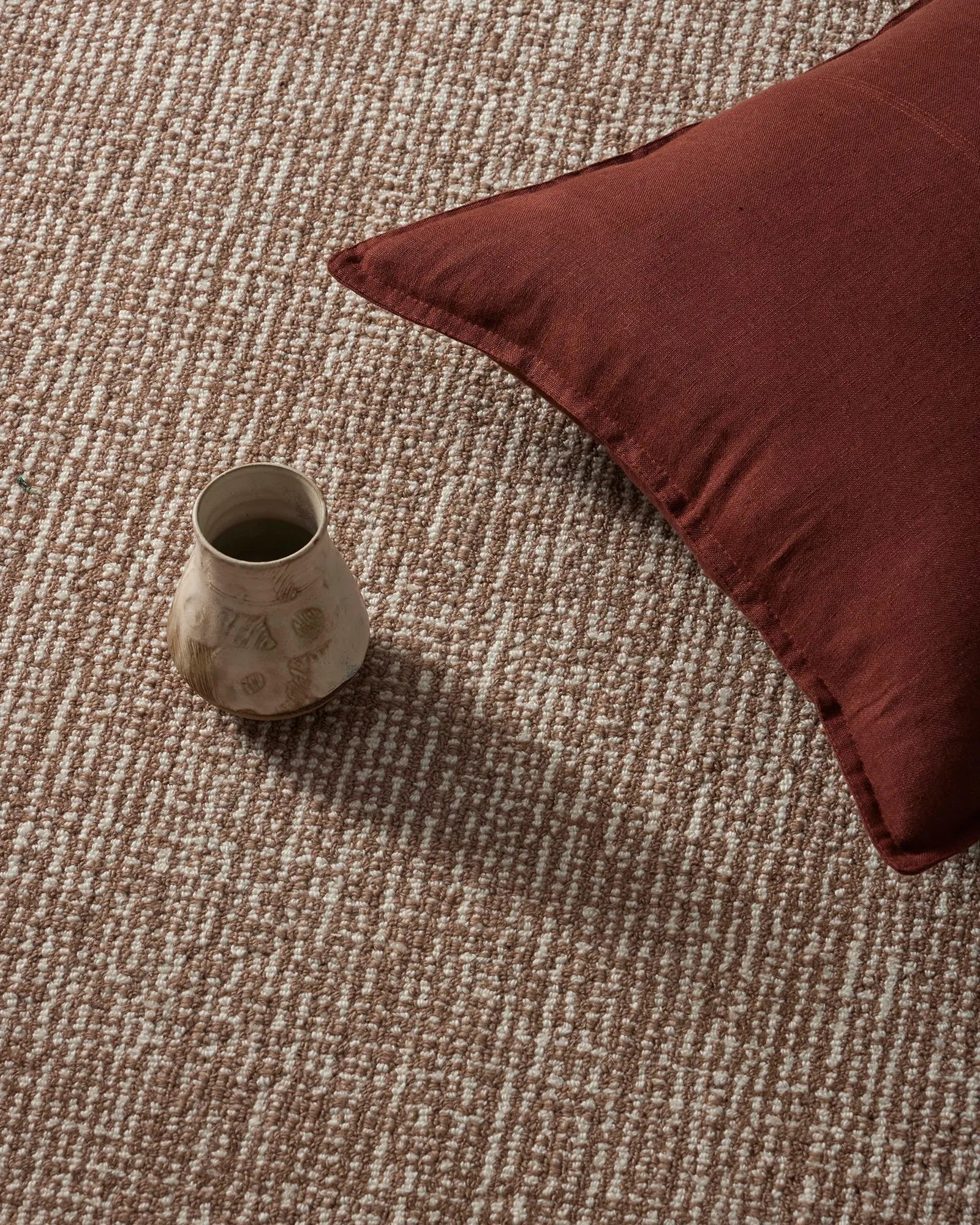 Weave Home Como Cushion Rosewood