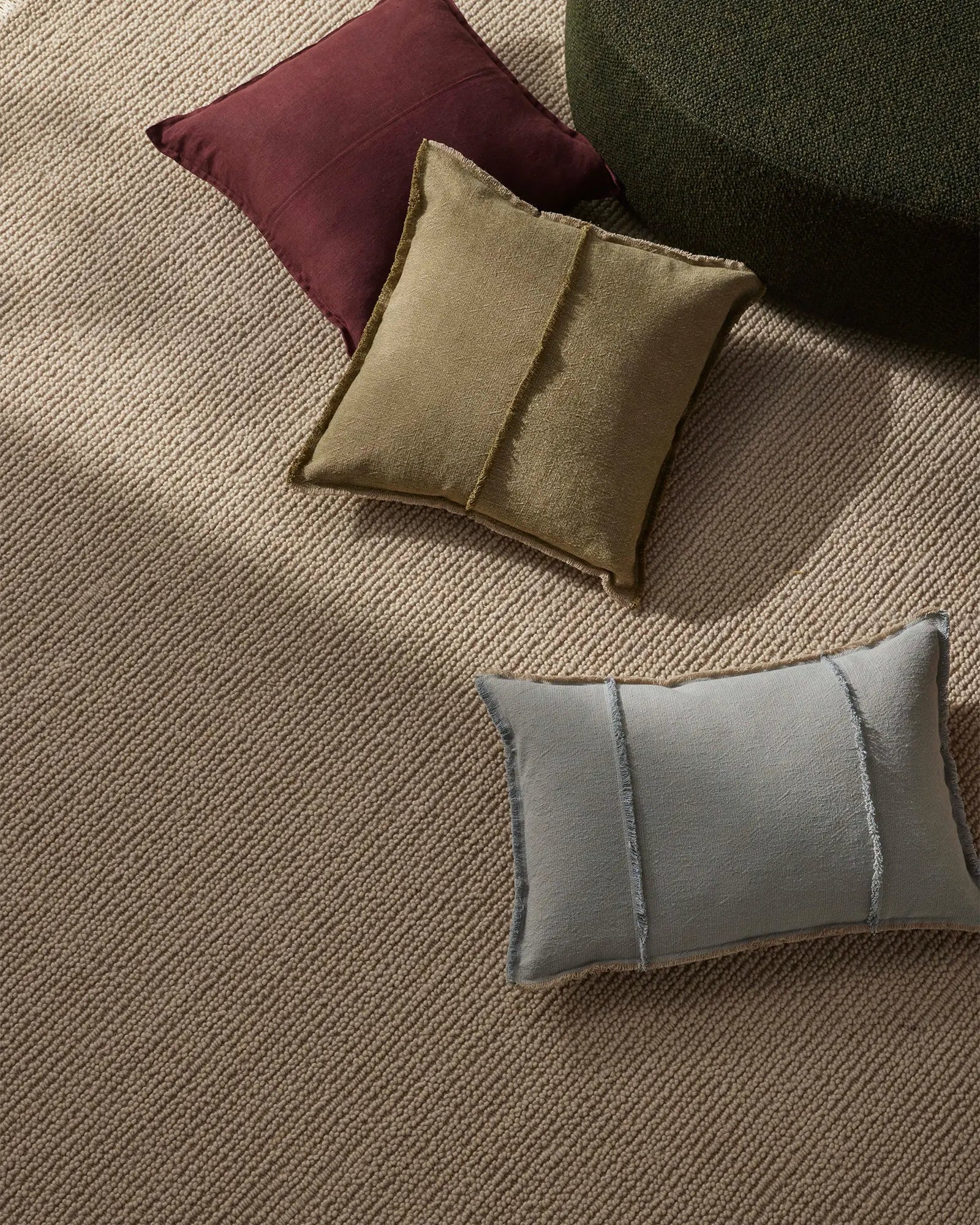 Weave Home Como Cushion Rosewood