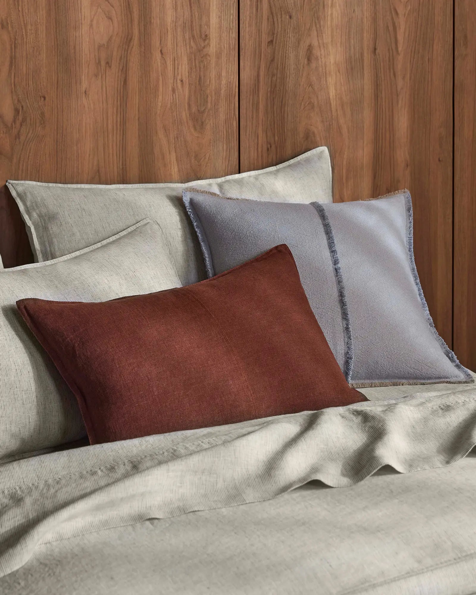 Weave Home Como Cushion Rosewood