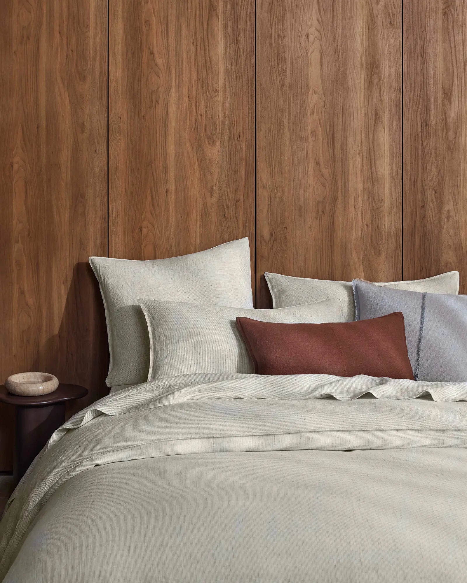 Weave Home Como Cushion Rosewood