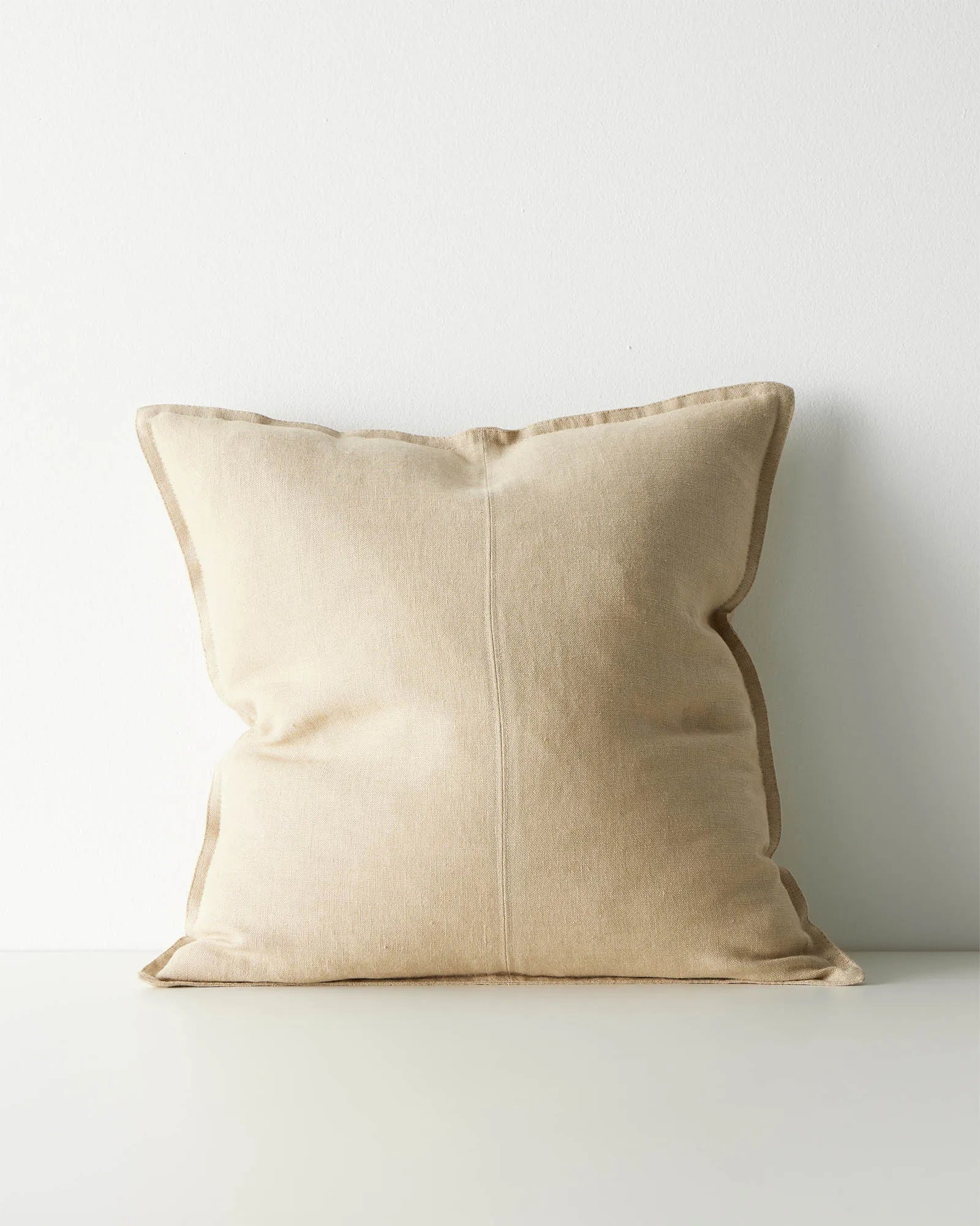 Weave Home Como European Linen Cushion Sandstone