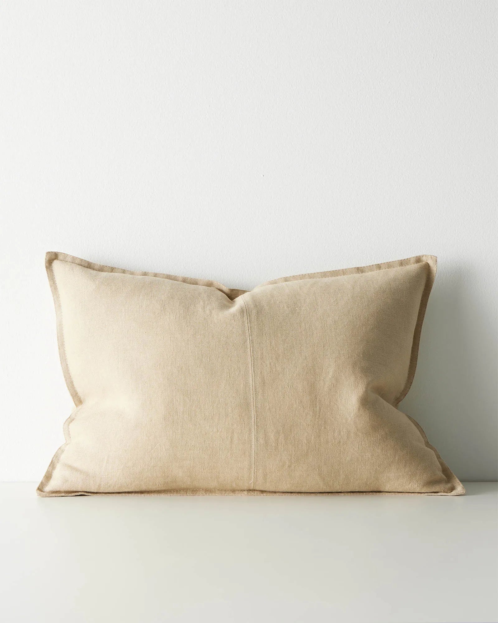 Weave Home Como European Linen Cushion Sandstone