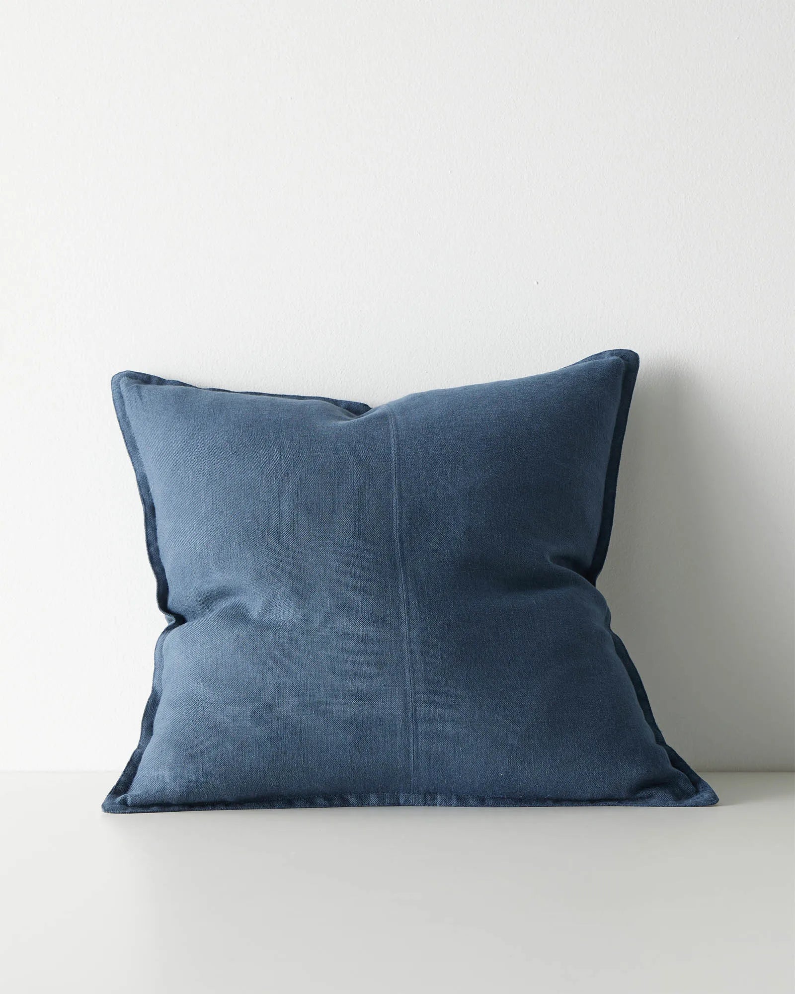 Weave Home Como Linen Cushion Atlantic