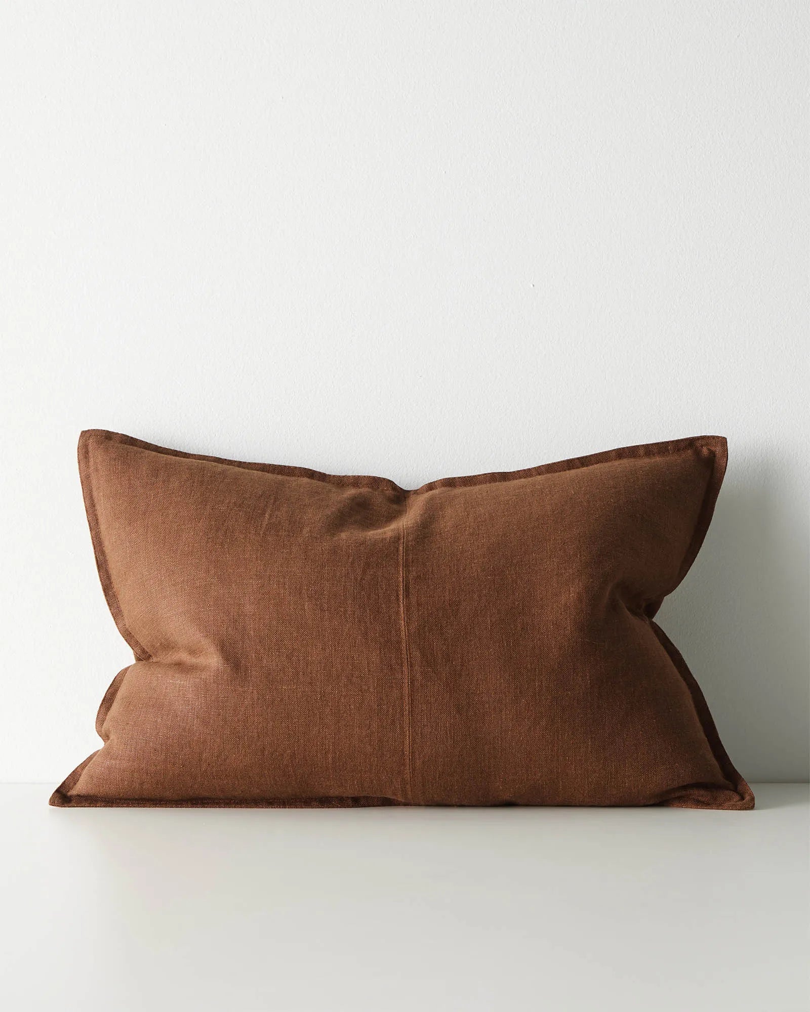 Weave Home Como Linen Cushion Henna