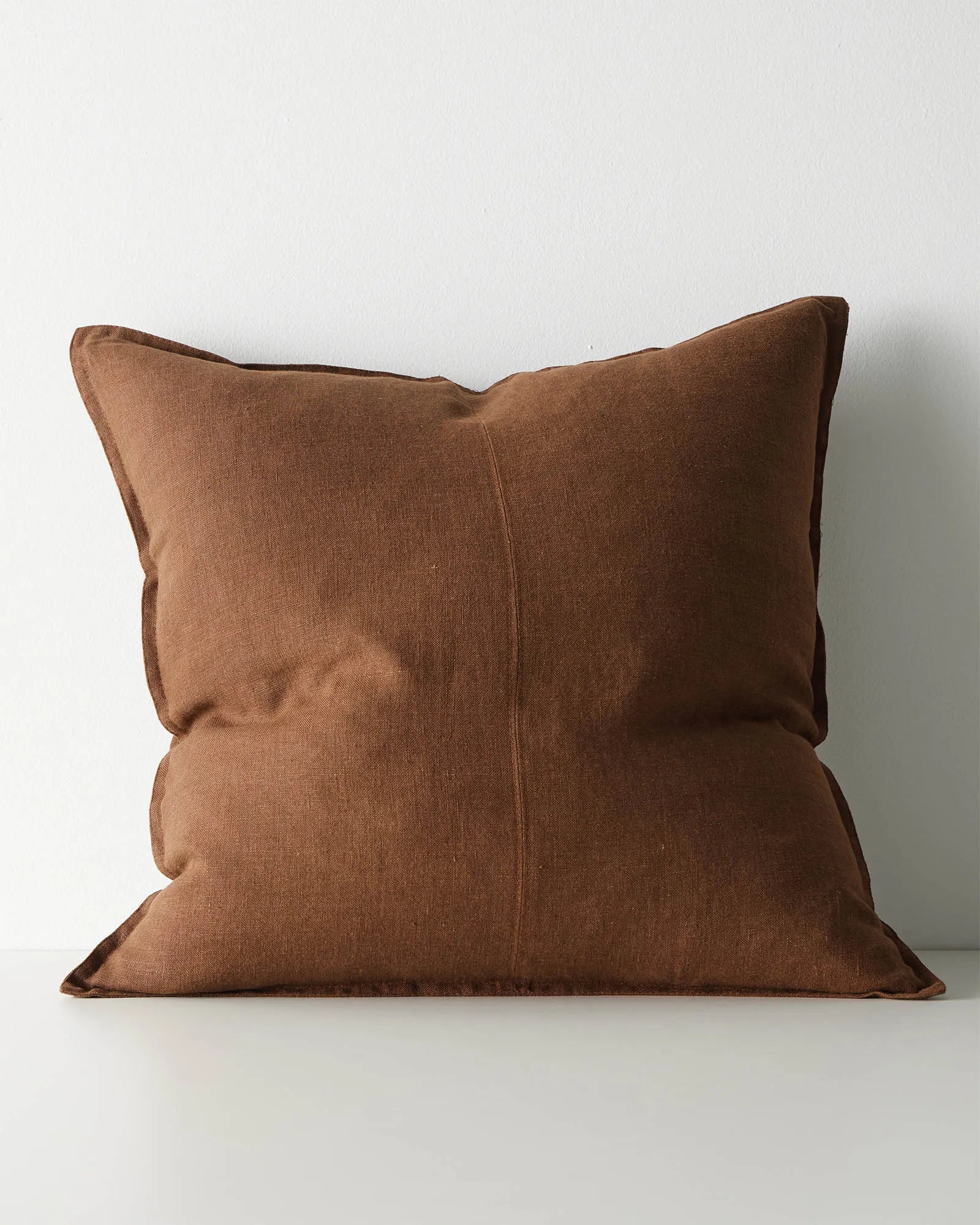 Weave Home Como Linen Cushion Henna