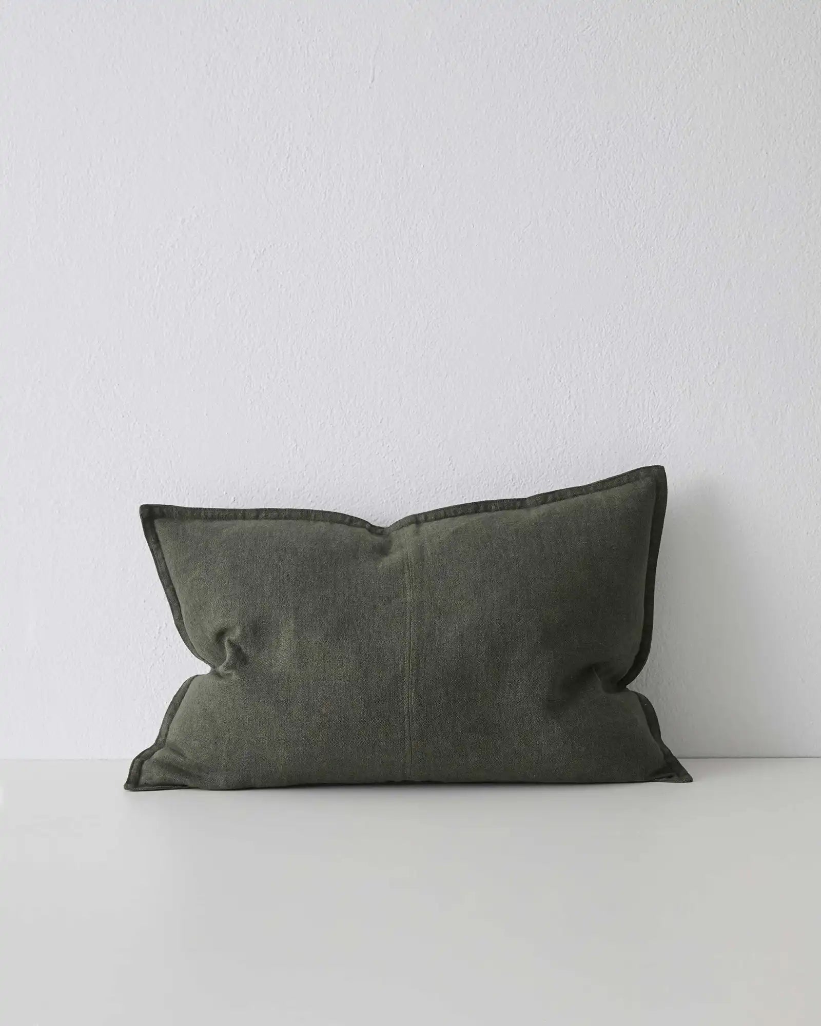 Weave Home Como Linen Cushion Khaki