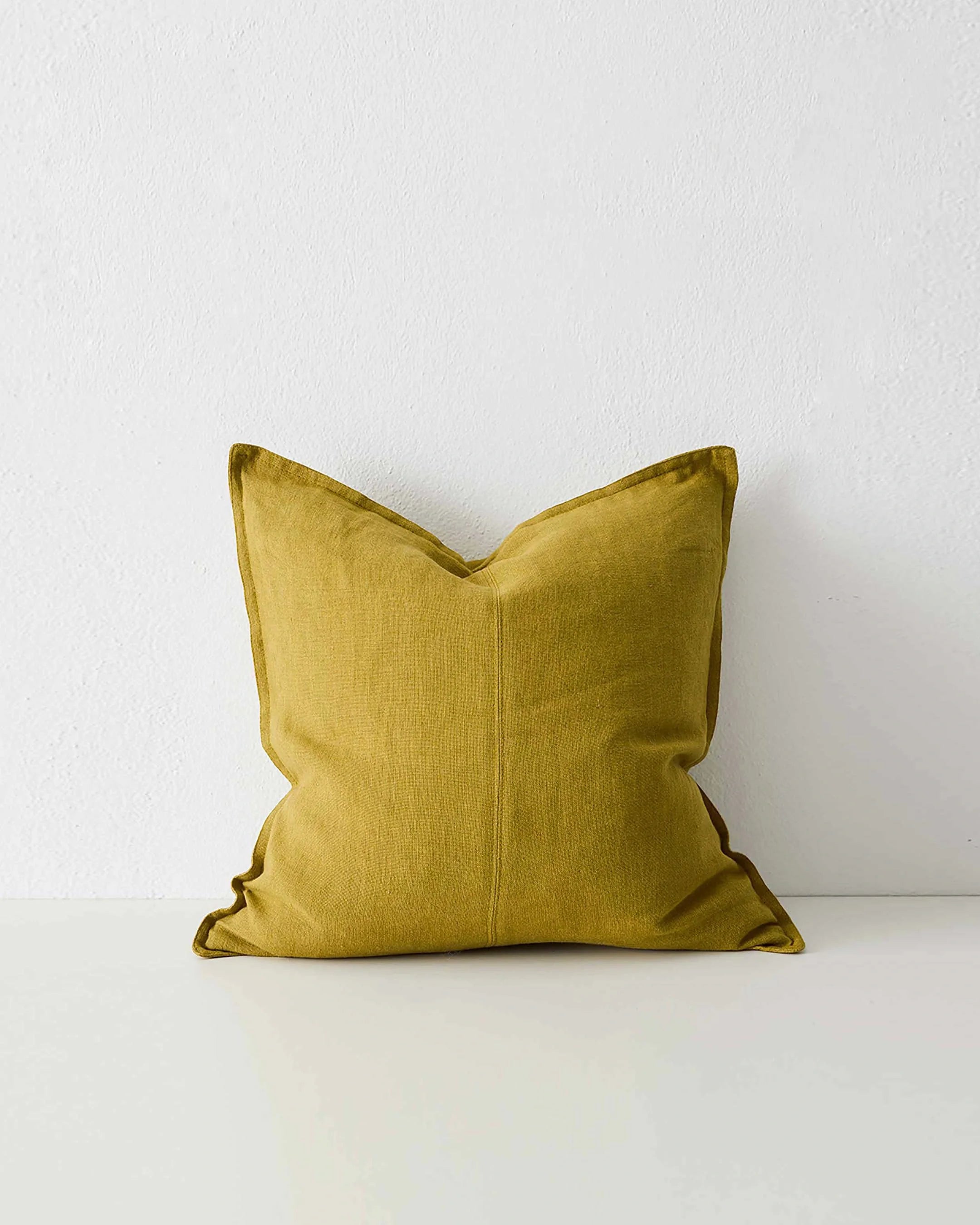 Weave Home Como Linen Cushion Moss