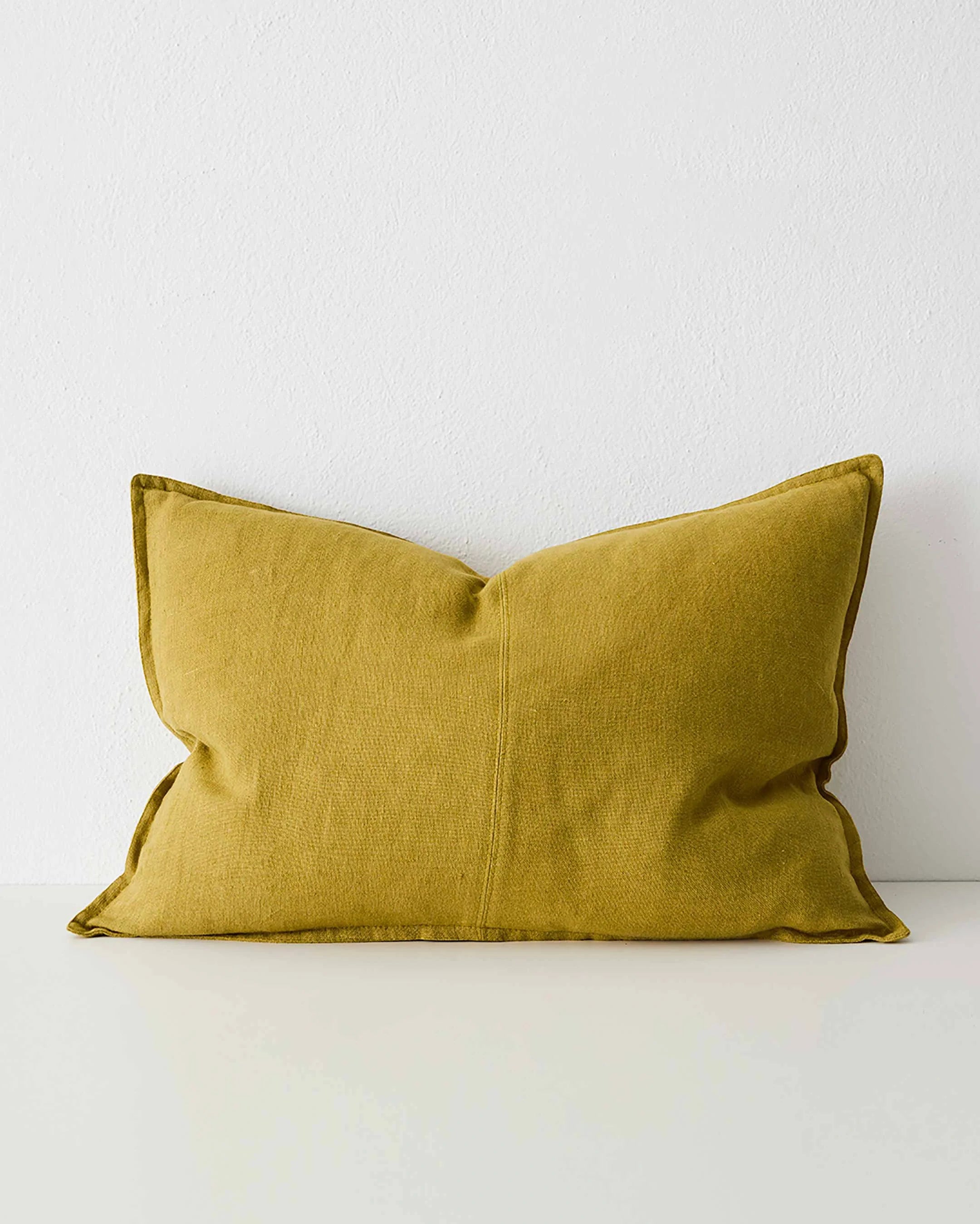 Weave Home Como Linen Cushion Moss