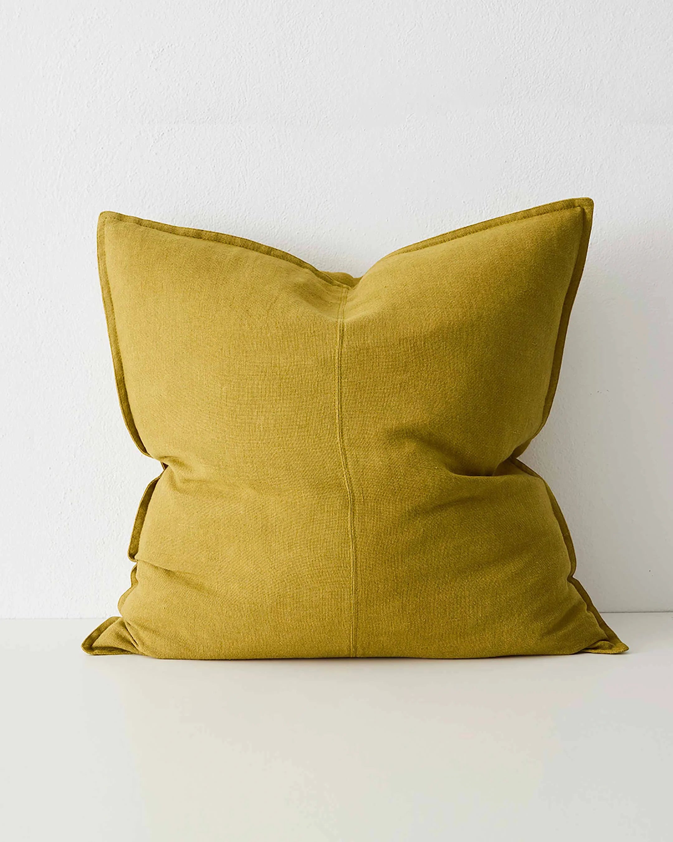 Weave Home Como Linen Cushion Moss