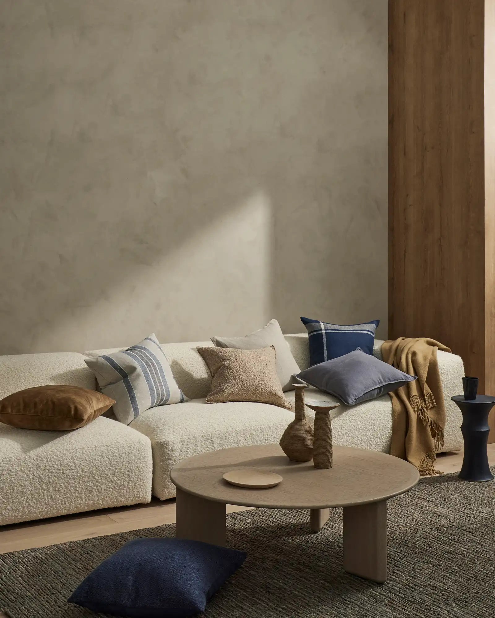 Weave Home Como Linen Cushion Smoke
