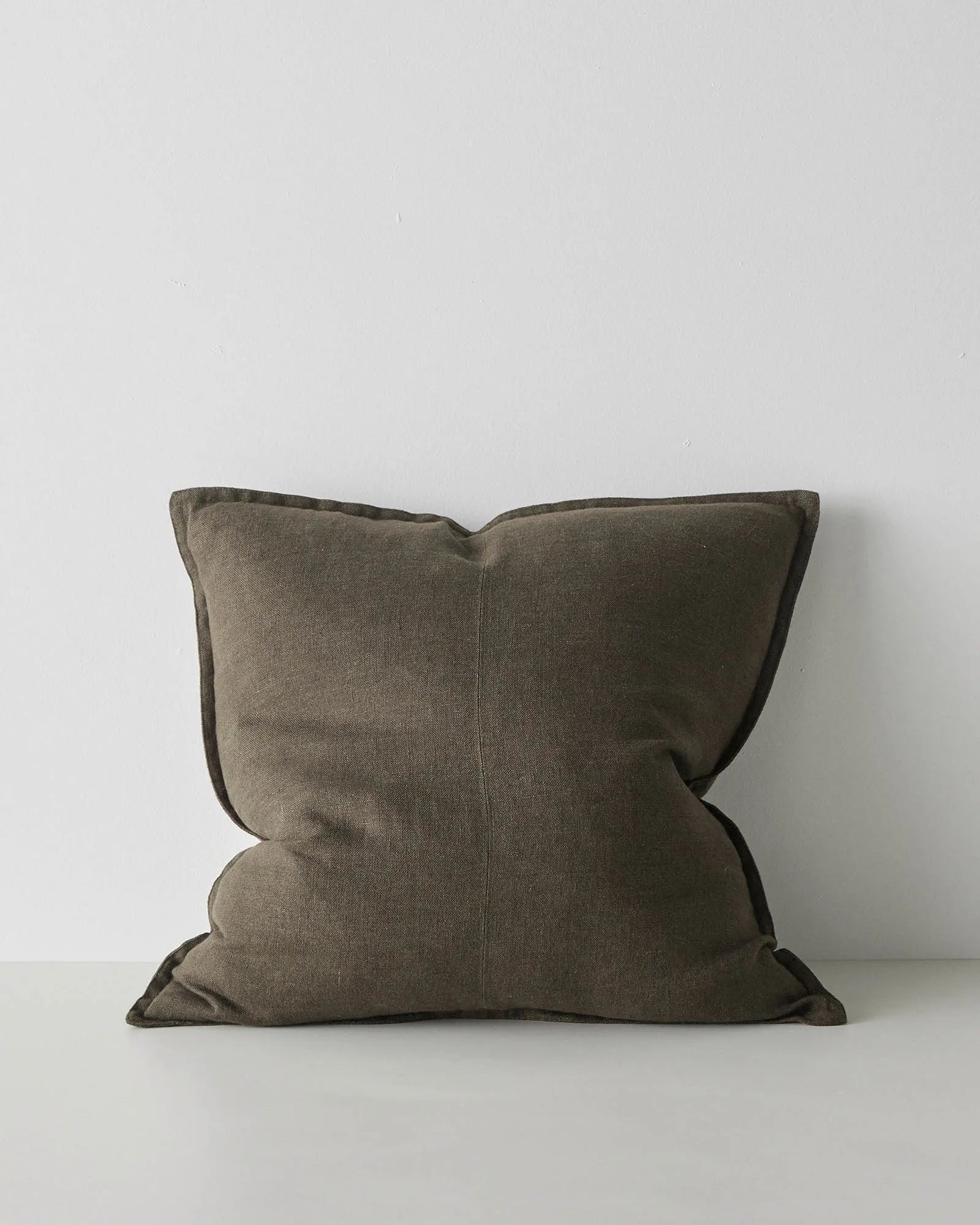 Weave Home Como Linen Cushion Spruce