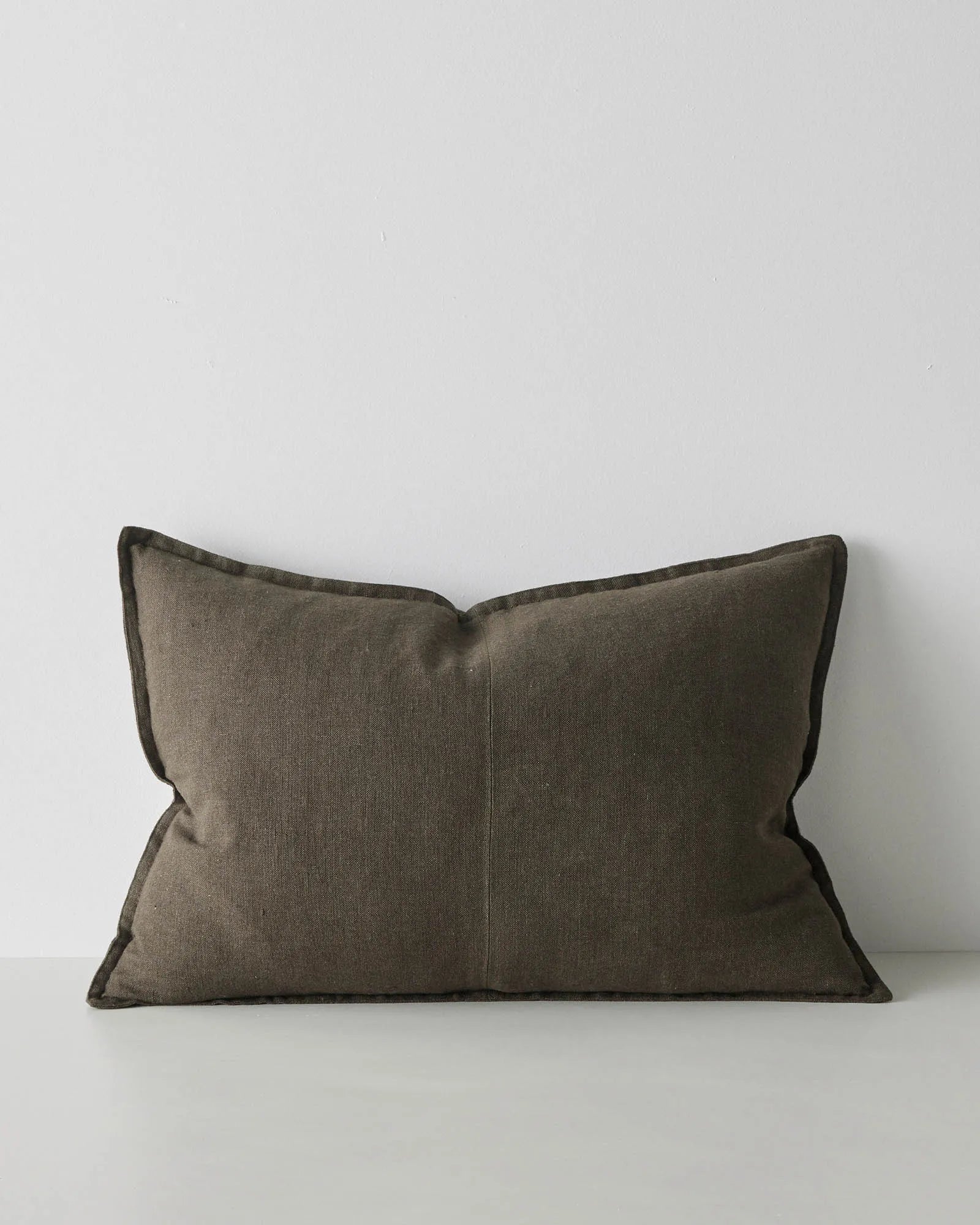 Weave Home Como Linen Cushion Spruce