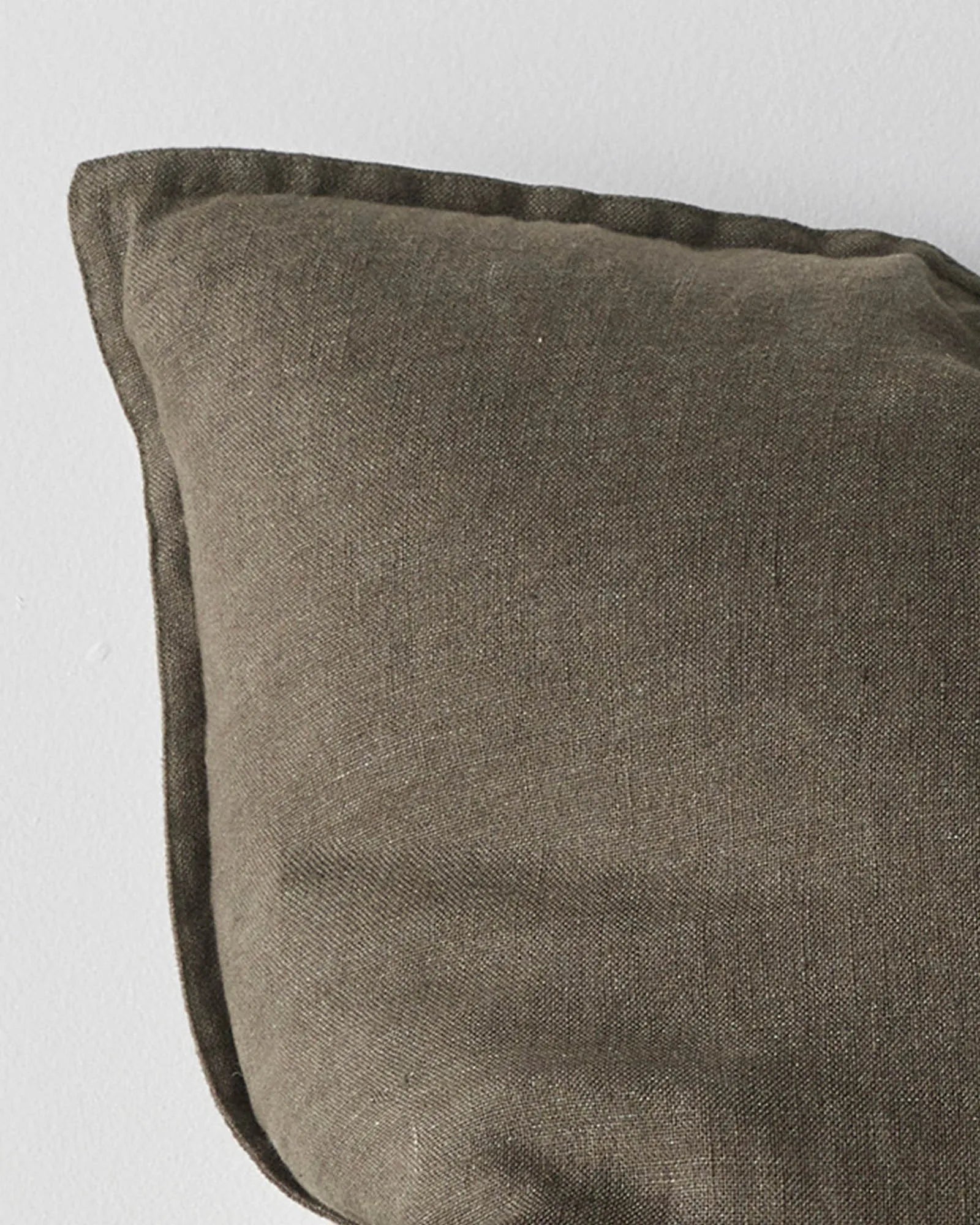 Weave Home Como Linen Cushion Spruce