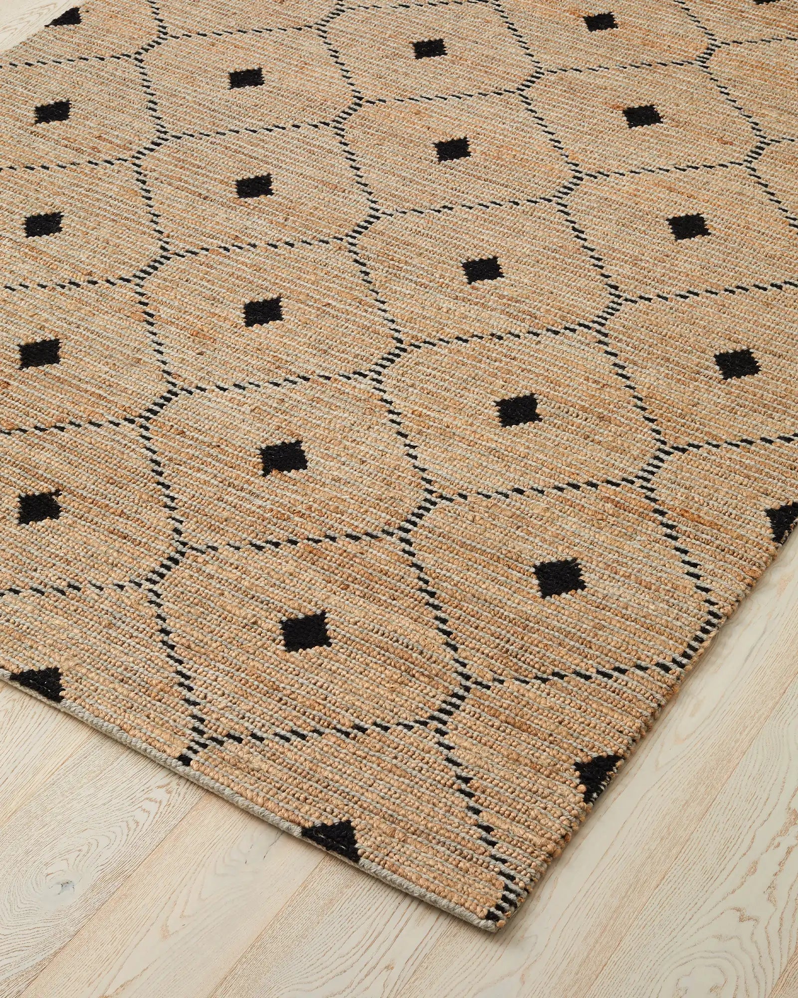 Weave Home Denali Sandstorm Jute Wool Area Rug